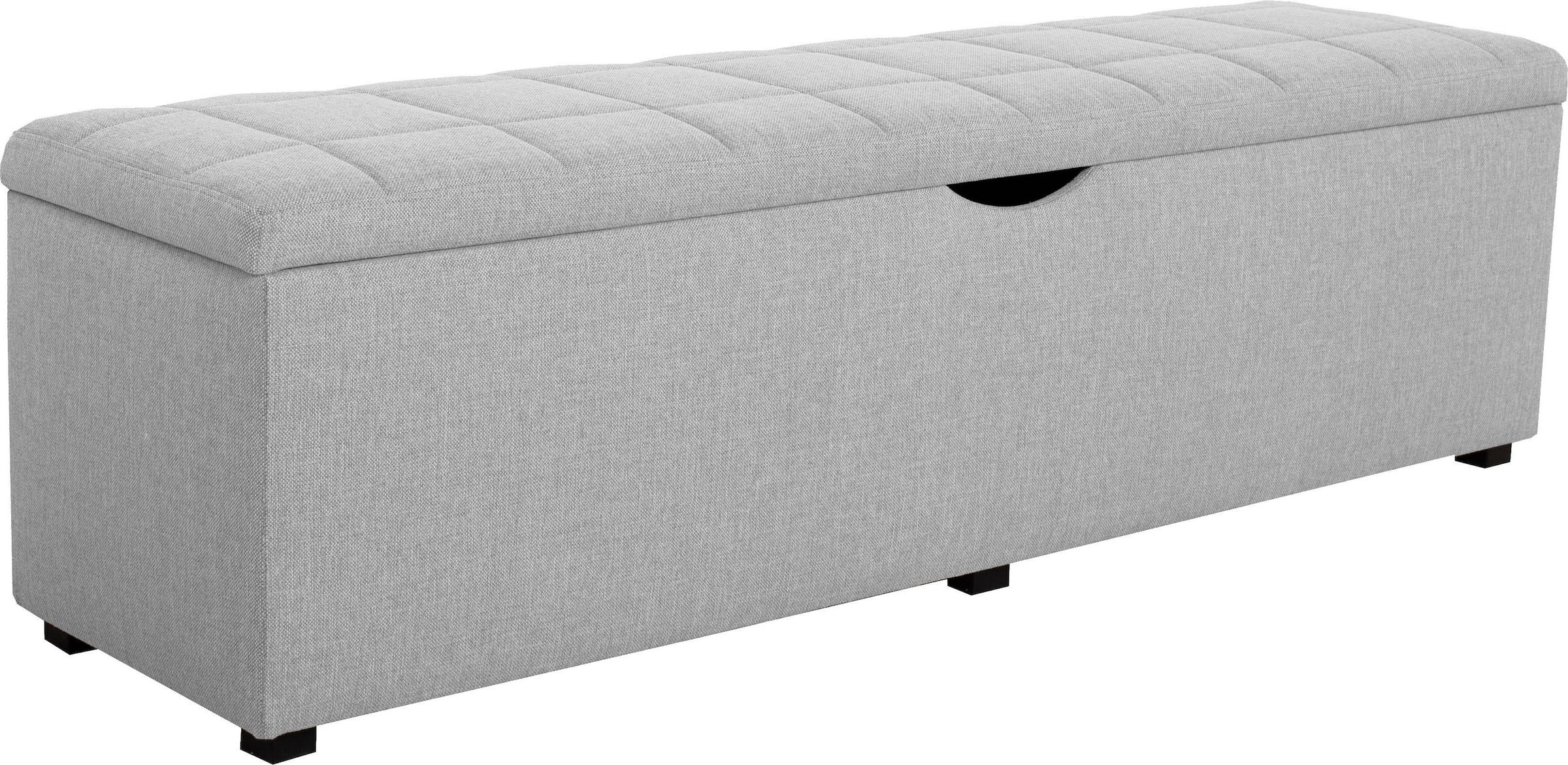 Image of Home affaire Hockerbank "Checked" mit Stauraum, Breite 120 cm und 160 cm, als Bettbank geeignet