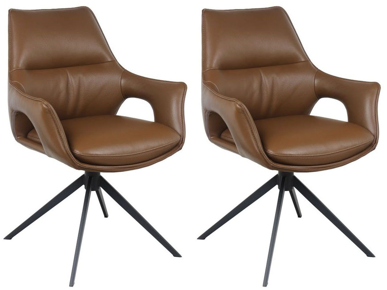 Home affaire Chaise pivotante »Sienna« (Ensemble) 2 cuislot de 2