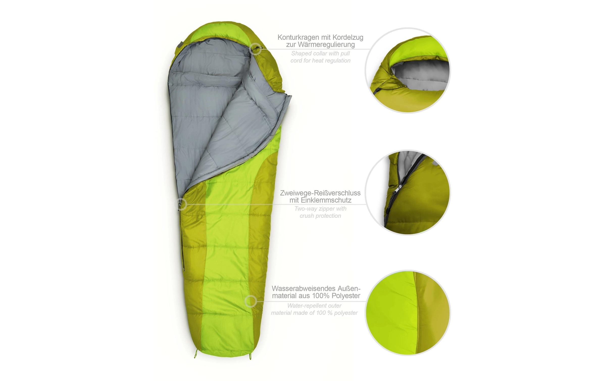   Sac de couchage momie »Where tomorrow Polyester«