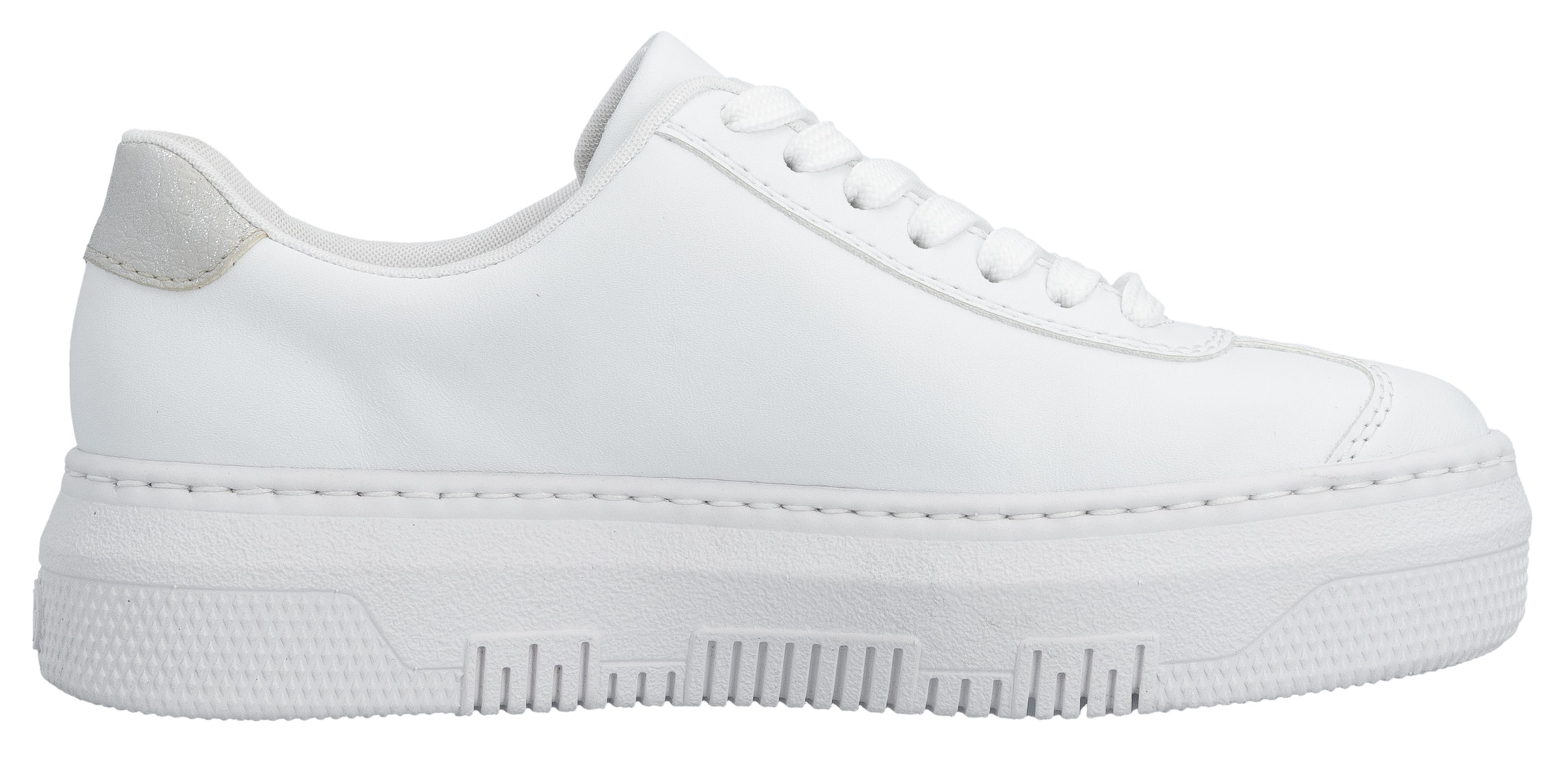 Rieker Baskets à plateforme  , Schnürschuh, Halbschuh, Freizeitschuh mit gepolstertem Schaftrand