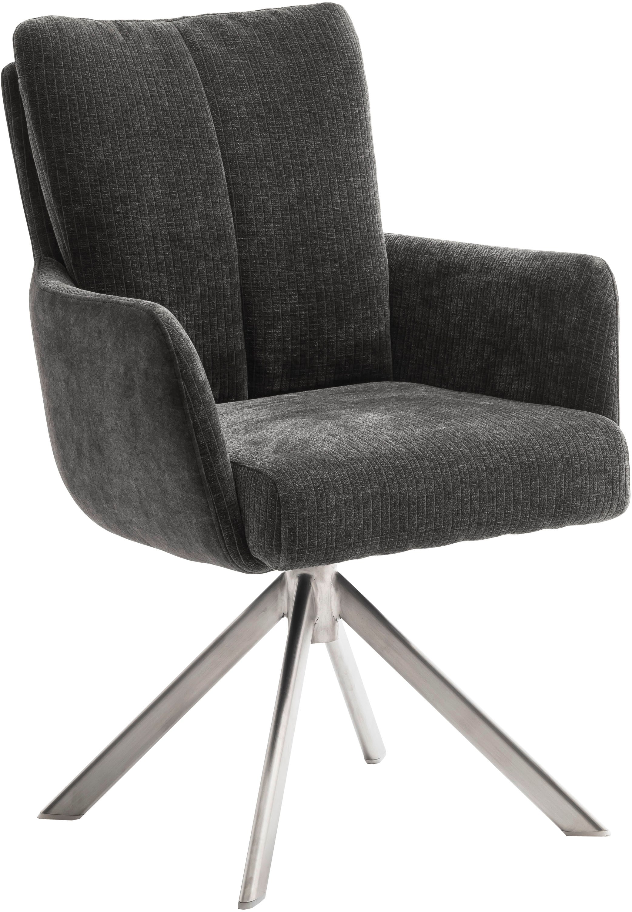 MCA furniture Chaise de salle à manger »MALIA« () (Set, 2 Stck), 360° drehbar, Taschenfederkern, Sitzhöhe ca. 49 cm