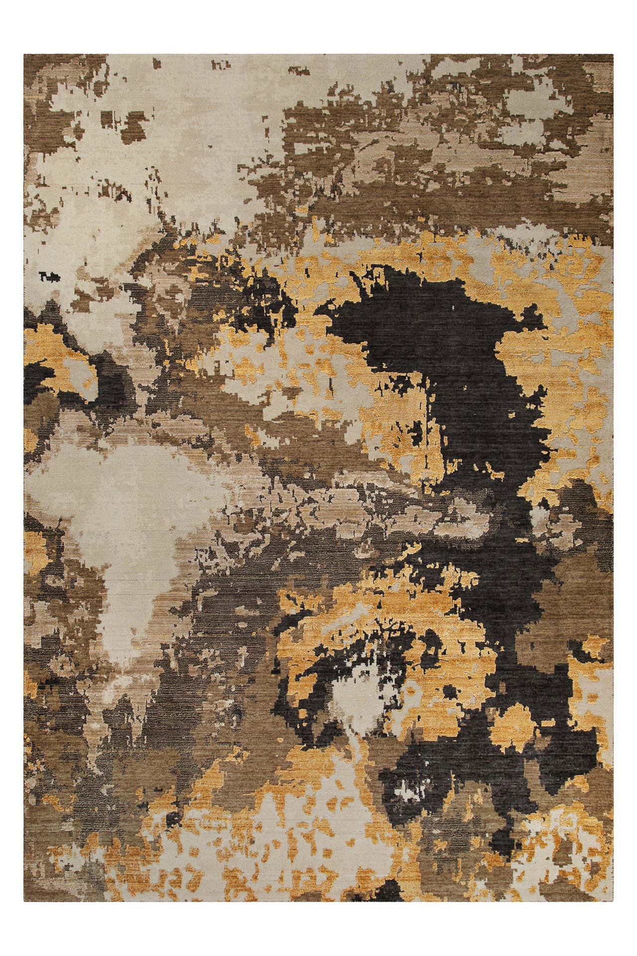 Esprit Teppich »Manhattan« rechteckig 6 mm Höhe Wollteppich, kurzflor, Vintage, gewebt, modern, edel, Wohnzimmer