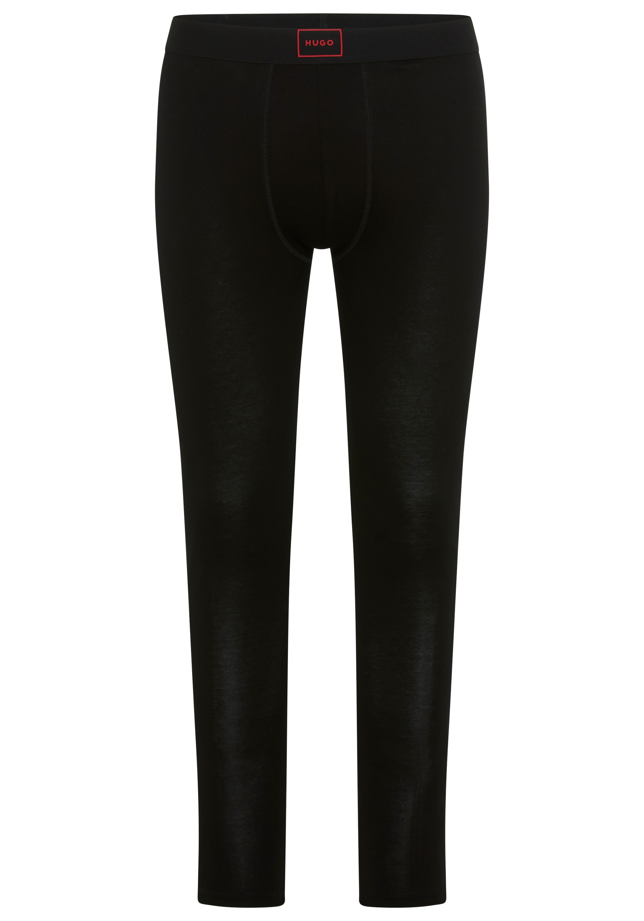 Image of HUGO Underwear Lange Unterhose "LONG JOHN LENN" Logodruck am Bund, körpernah
