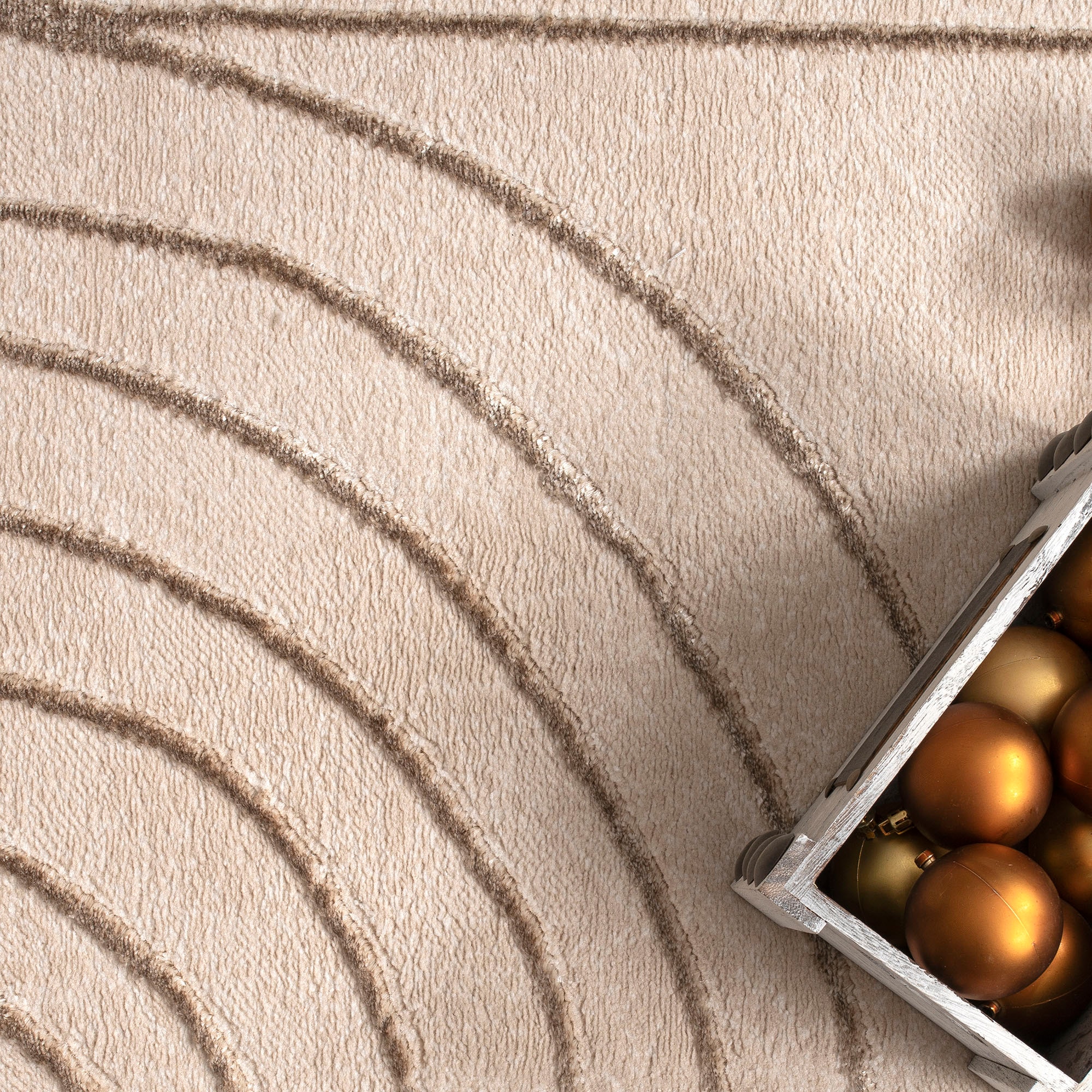 Paco Home Tapis »Tuana 215« Rectangulaire 15 mm Höhe Kurzflor, Regenbogen, Hoch-Tief Struktur, Scandi-Look