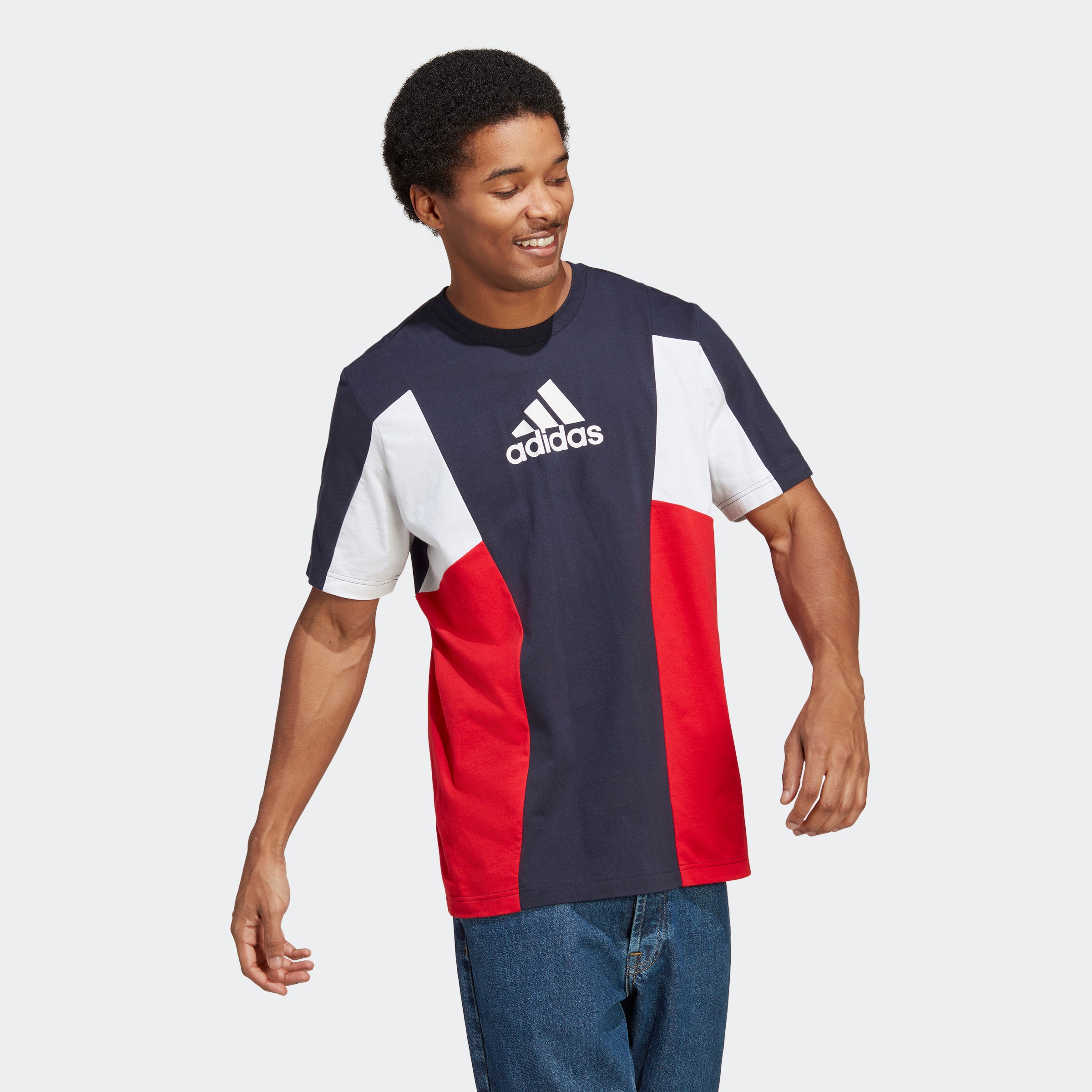 adidas Sportswear T-Shirt »ESSENTIALS COLORBLOCK«