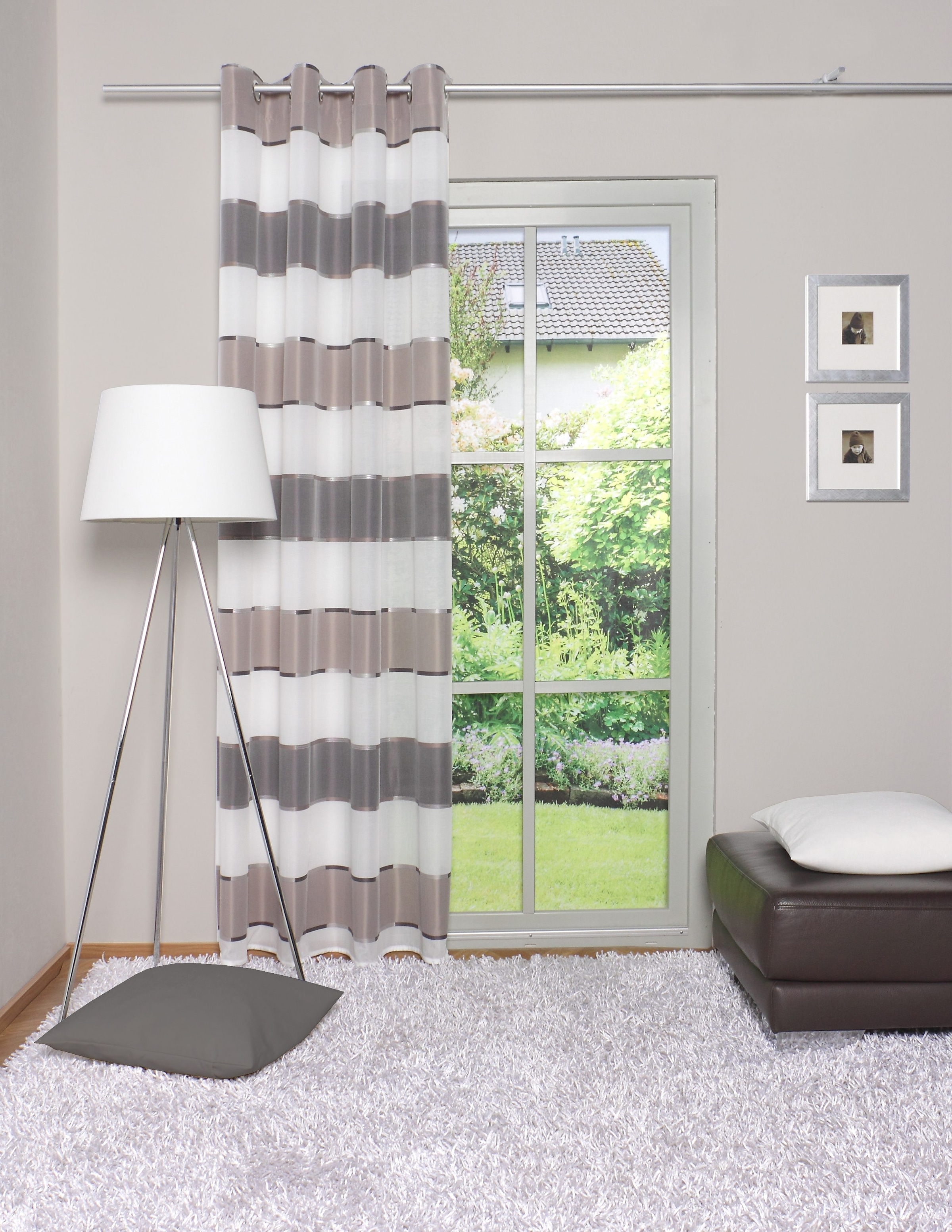 HOME WOHNIDEEN Vorhang »DARIAH« Ösen 1 Stk. tlg. HxB: 245x140, blickdicht