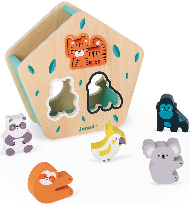 Image of Janod Lernspielzeug »WWF® Sortier- & Steckspiel - Tiere«, FSC®- schützt Wald - weltweit bei Ackermann Versand Schweiz
