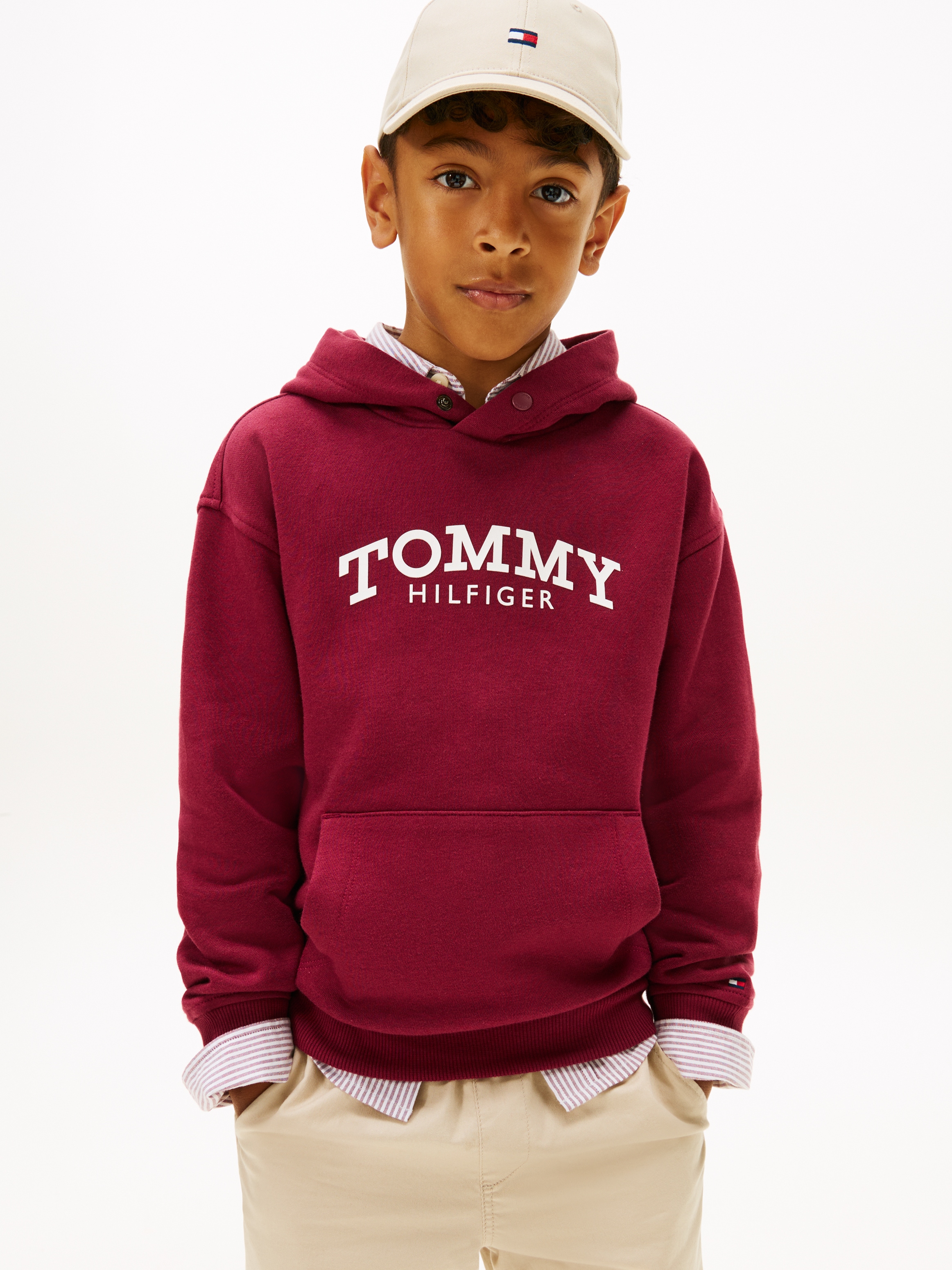 Image of Tommy Hilfiger Kapuzensweatshirt, Regular fit, für Kinder bis 16 Jahre