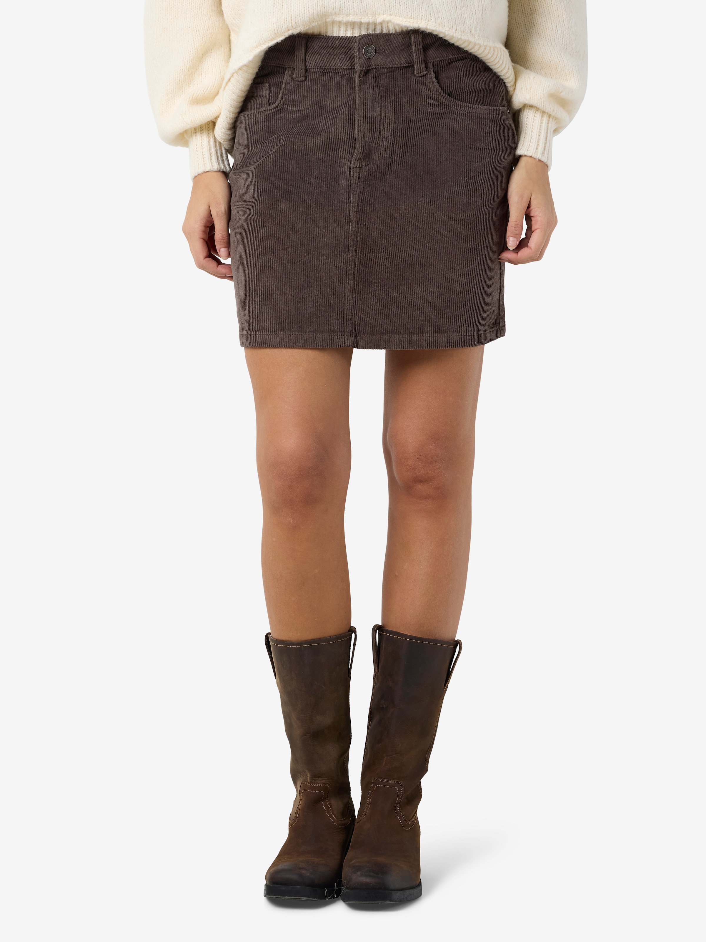 Image of Noisy may Cordrock "NMCORD YOLANDA MW SKIRT NOOS" Baumwollmischung