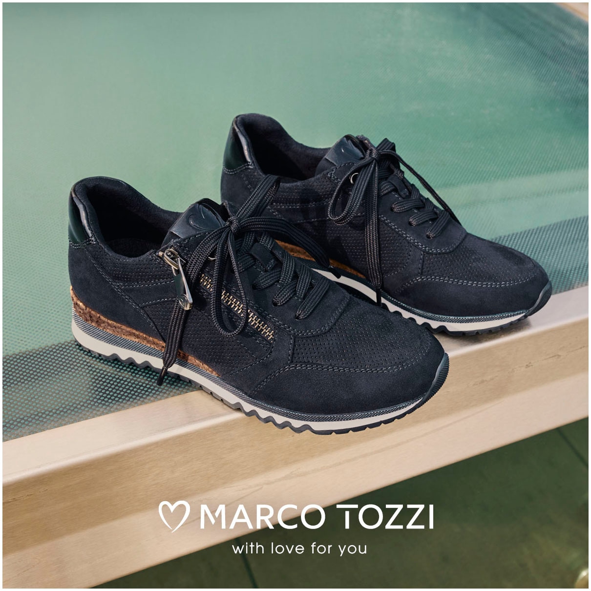 MARCO TOZZI Sneaker, mit gepolsterter Innensohle