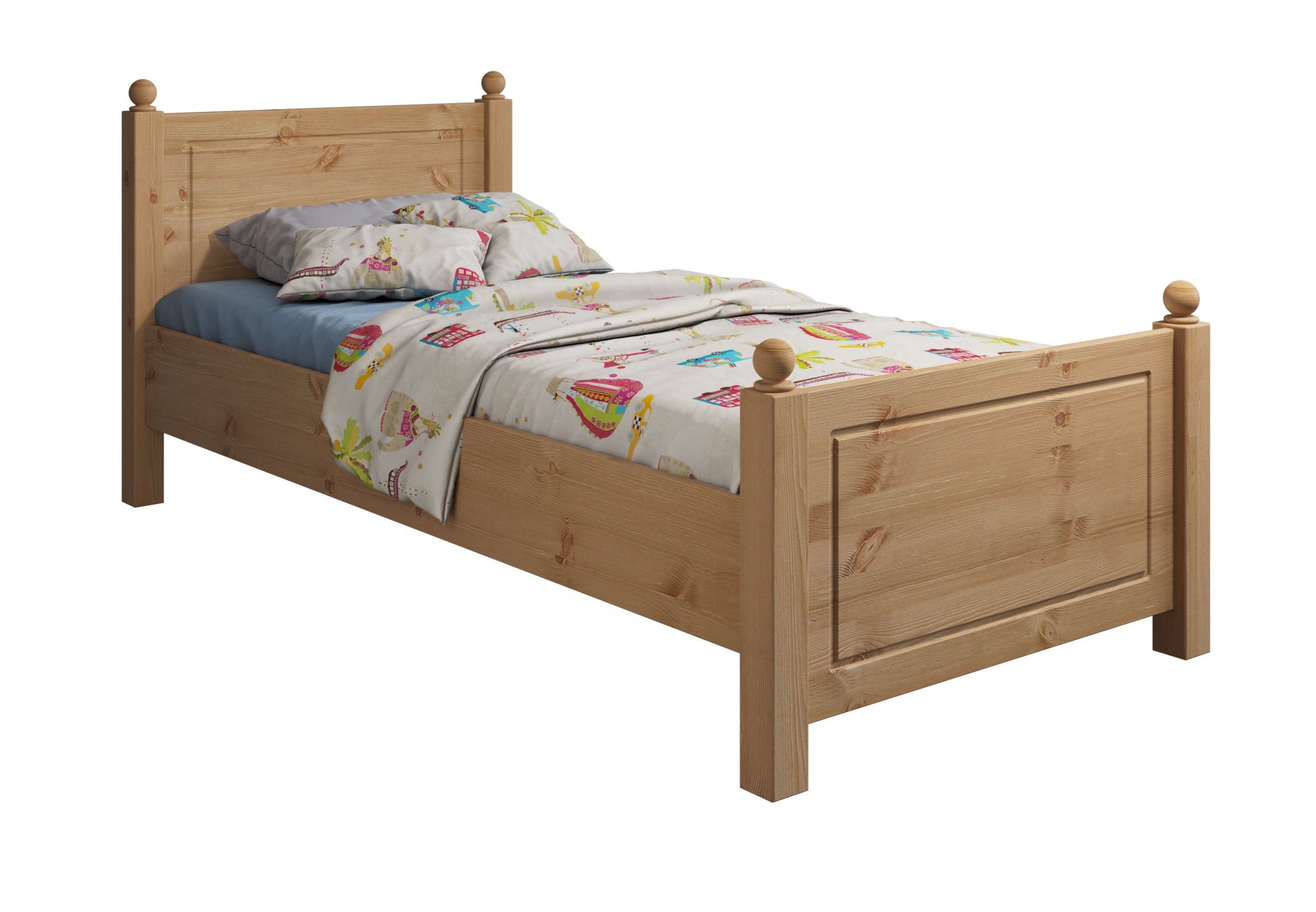 Bett »Mila«, aus massiver Kiefer, inklusive Lattenrost, Breite 180 cm