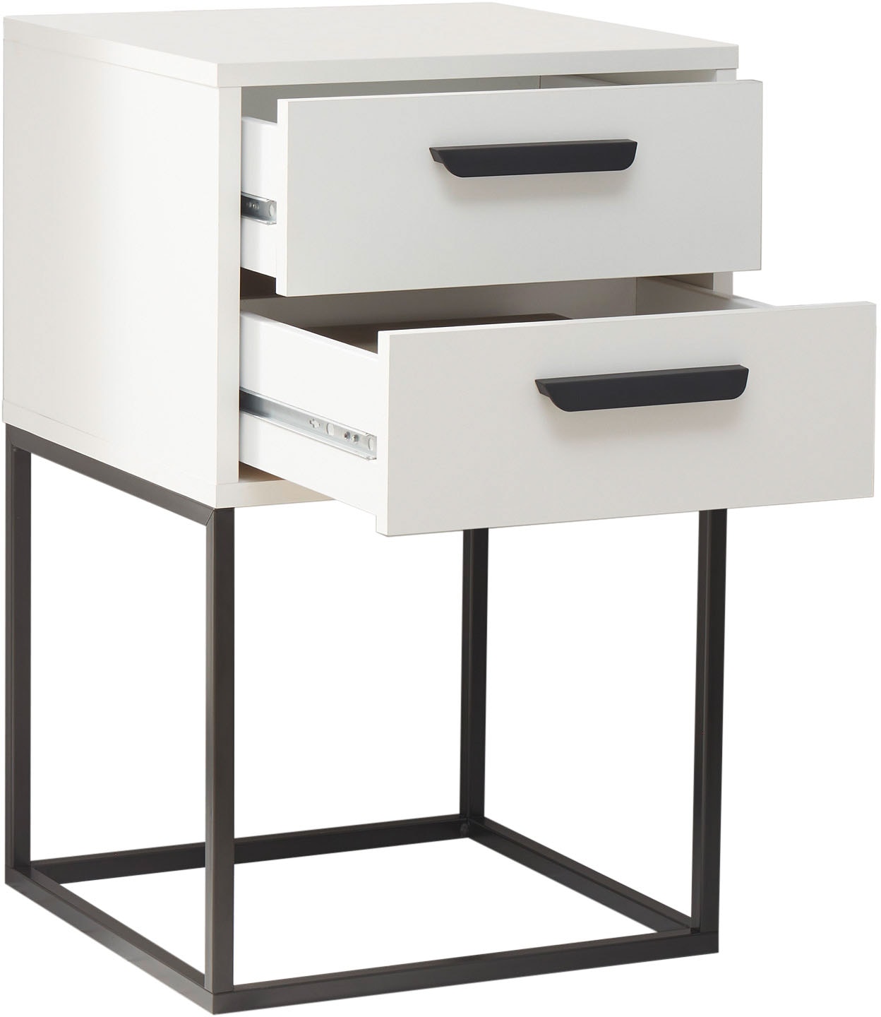 Schlafkontor Table de nuit »Suna Kommode, Nachttisch, Nachtschrank« auf Metallgestell