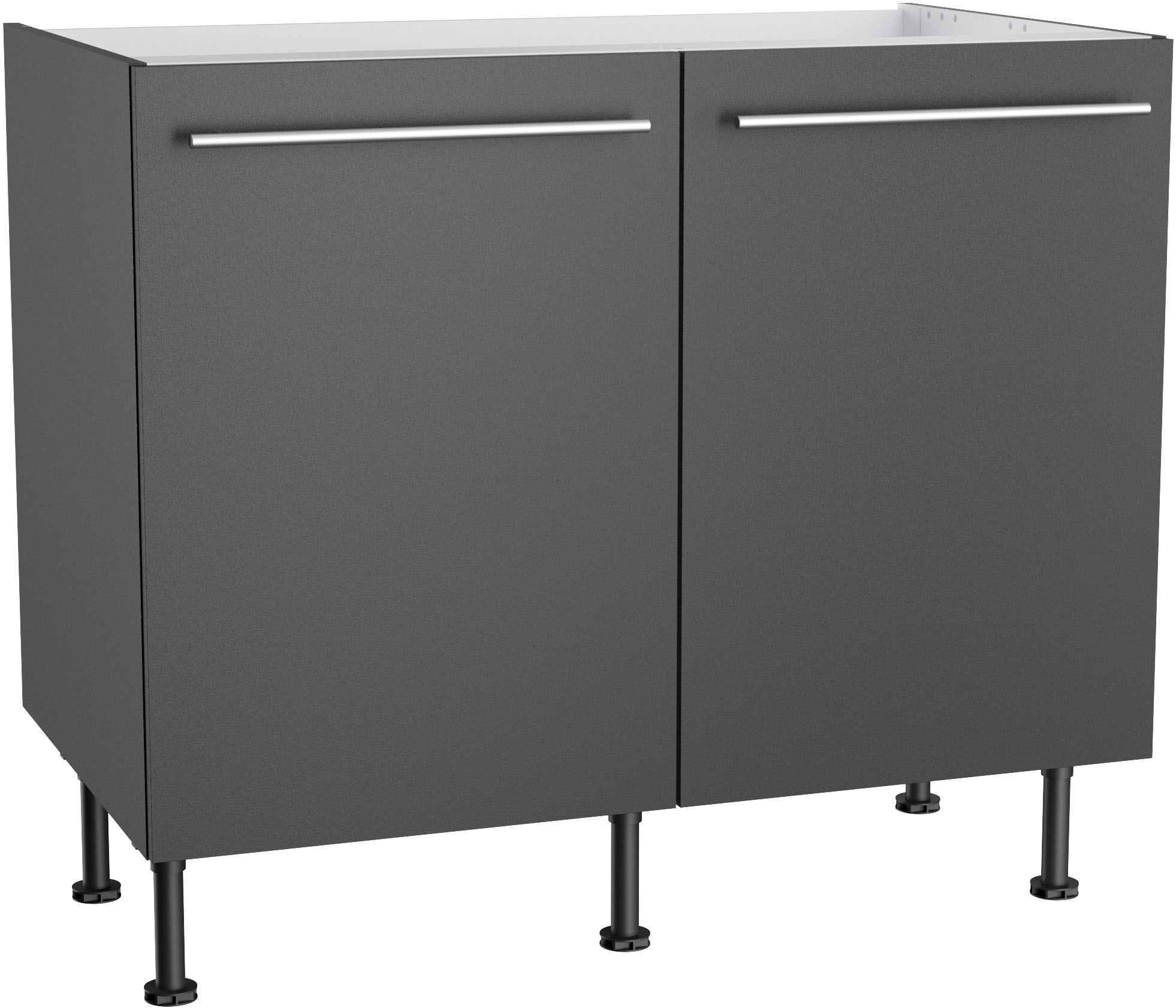 Image of KOCHSTATION Spülenschrank "KS-Bern2" Breite 100 cm, 2 Türen
