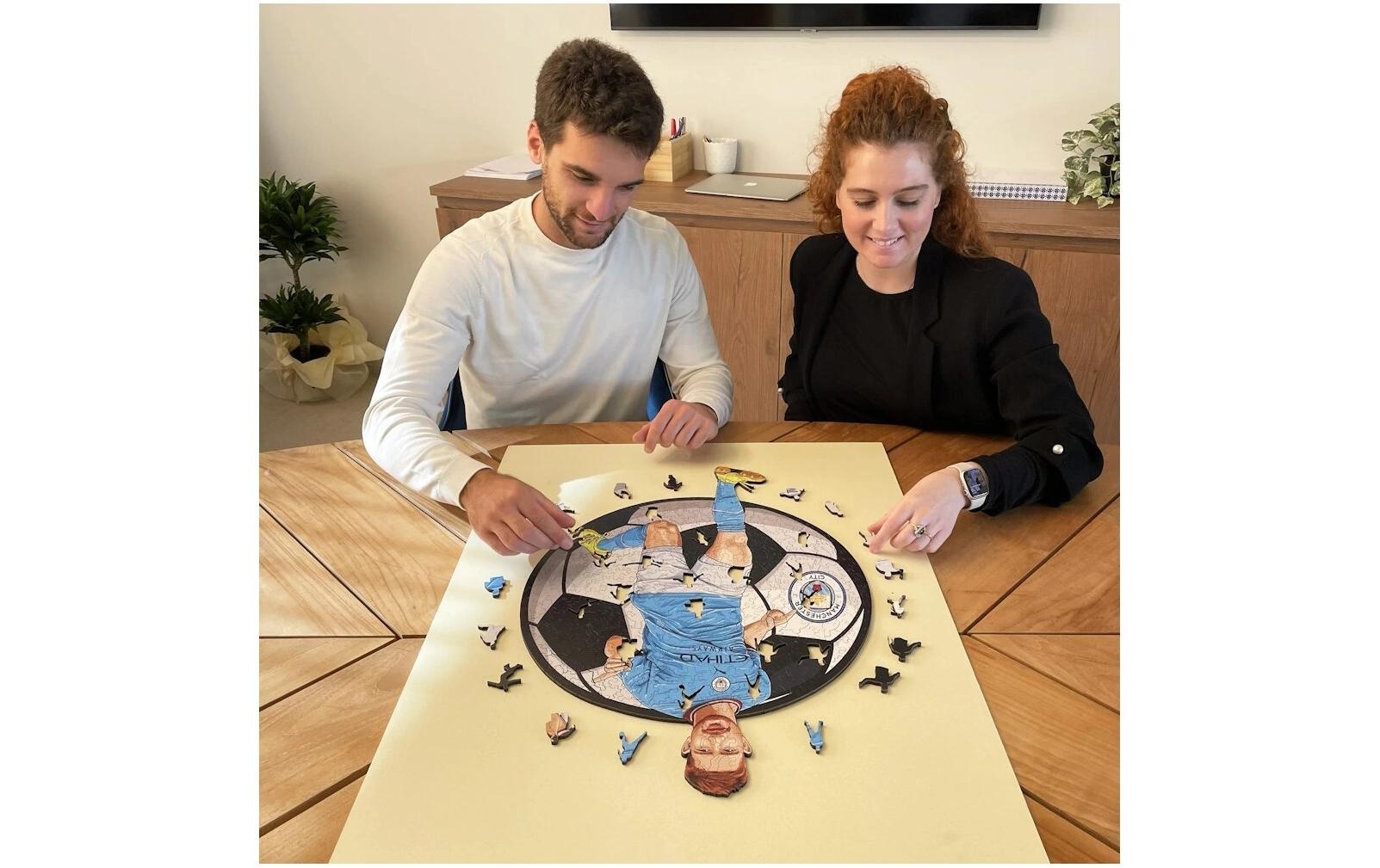   Puzzle »Iconic Man City FC – Kevin De Bruyne« Holzart: Birke (Herkunftsland: China)