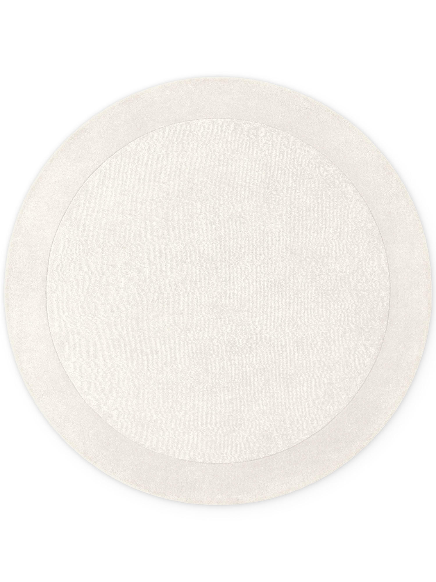 Villeroy & Boch Tapis »Wollteppich Kivi« Rond 17 mm Höhe Handgewebt, Wolle, Bordüre, Einfarbig, Läufer, Wohnzimmer, Organisch