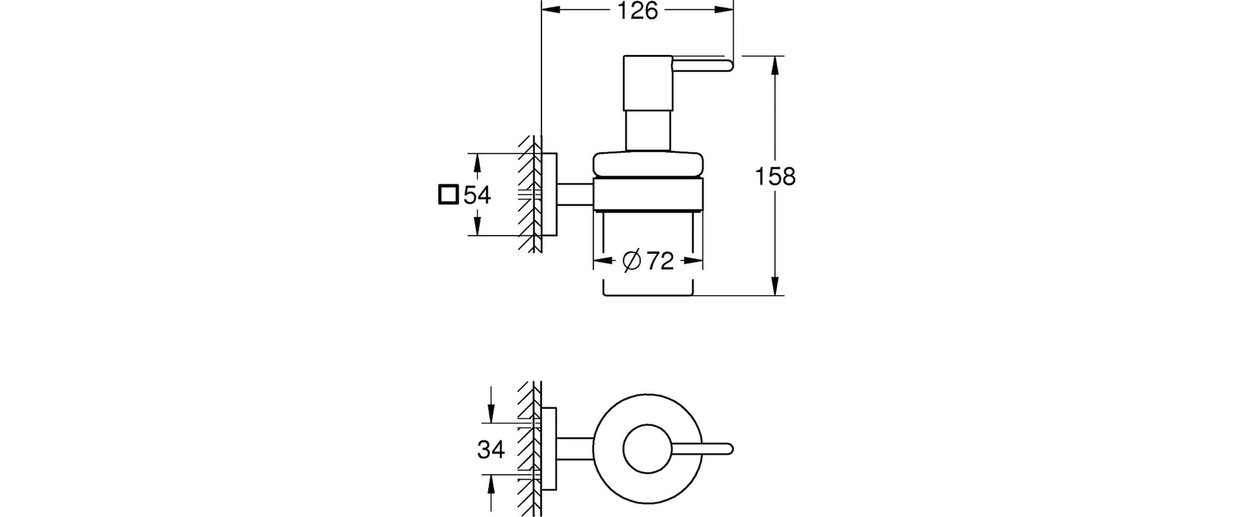 Grohe Seifenspender »Start Cube 160 ml«