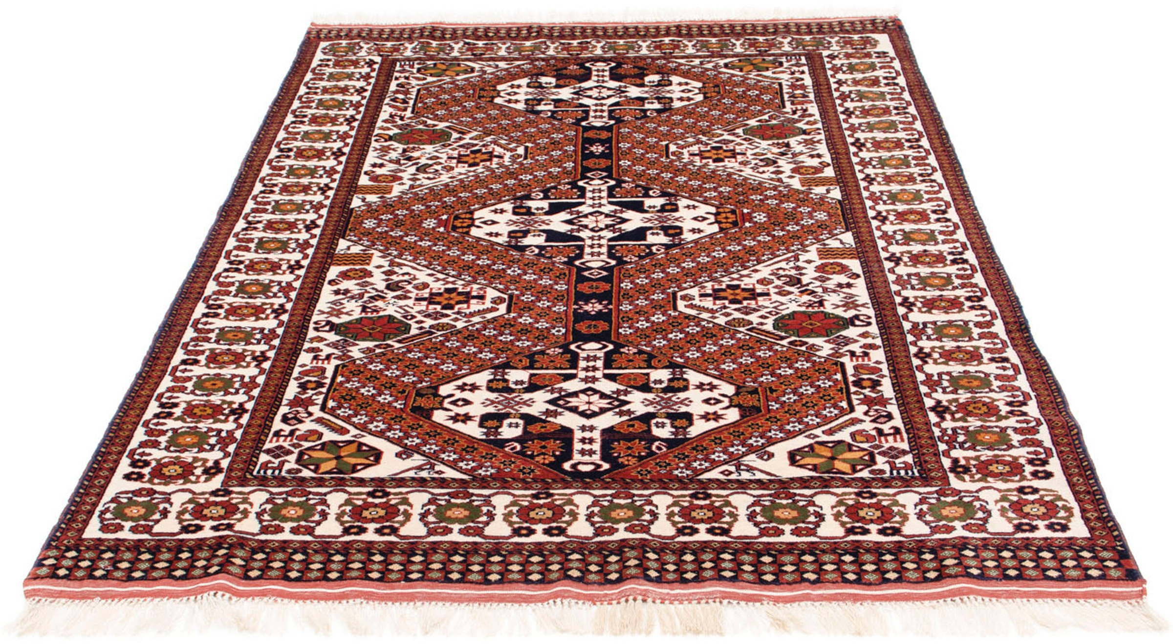 Image of morgenland Orientteppich »Perser - Classic - 169 x 132 cm - braun«, rechteckig, 10 mm Höhe, Wohnzimmer, Handgeknüpft, Einzelstück mit Zertifikat bei Ackermann Versand Schweiz