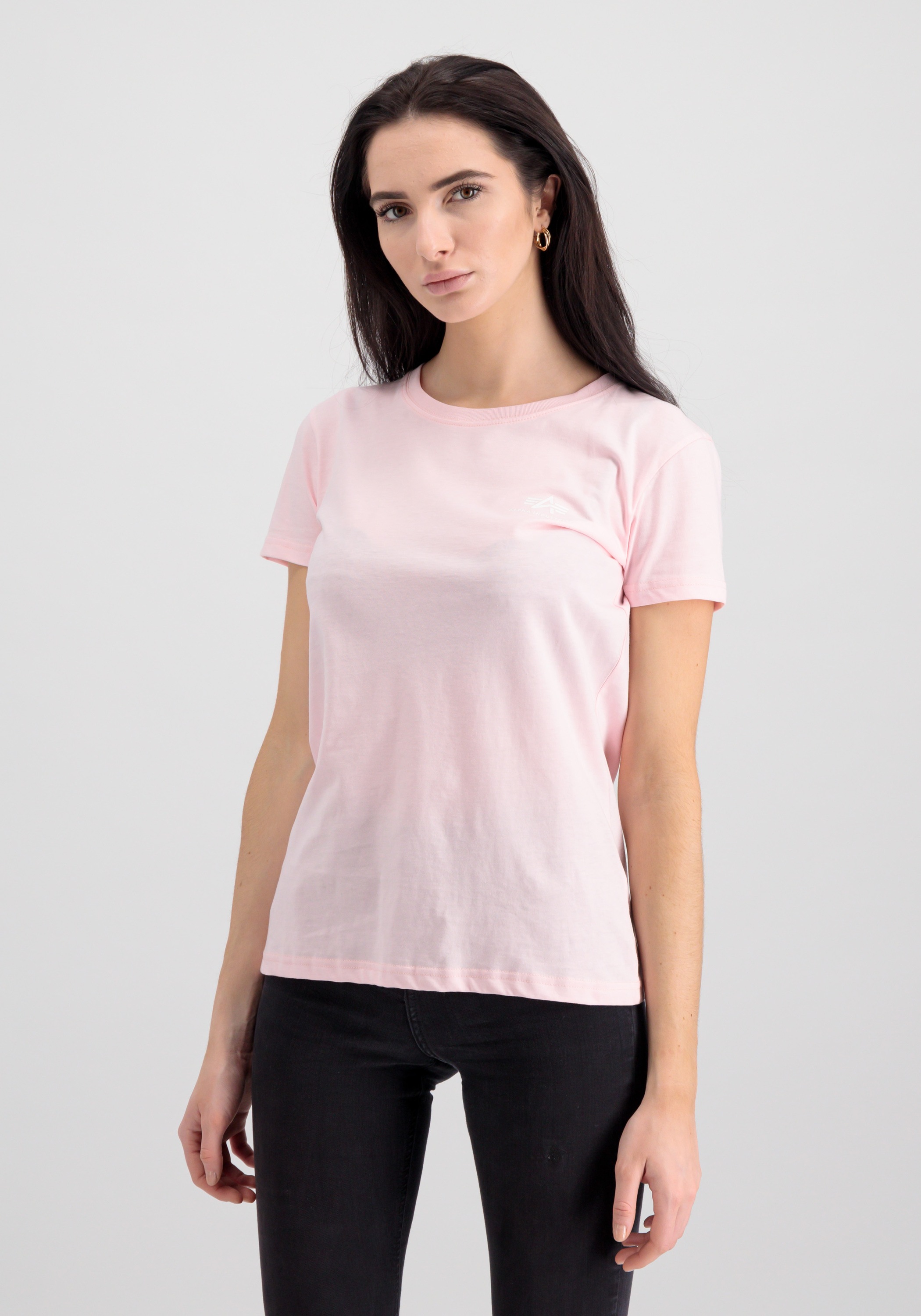 Alpha Industries T-Shirt »Alpha Industries Women - T-Shirts Basic T Small Logo Wmn«