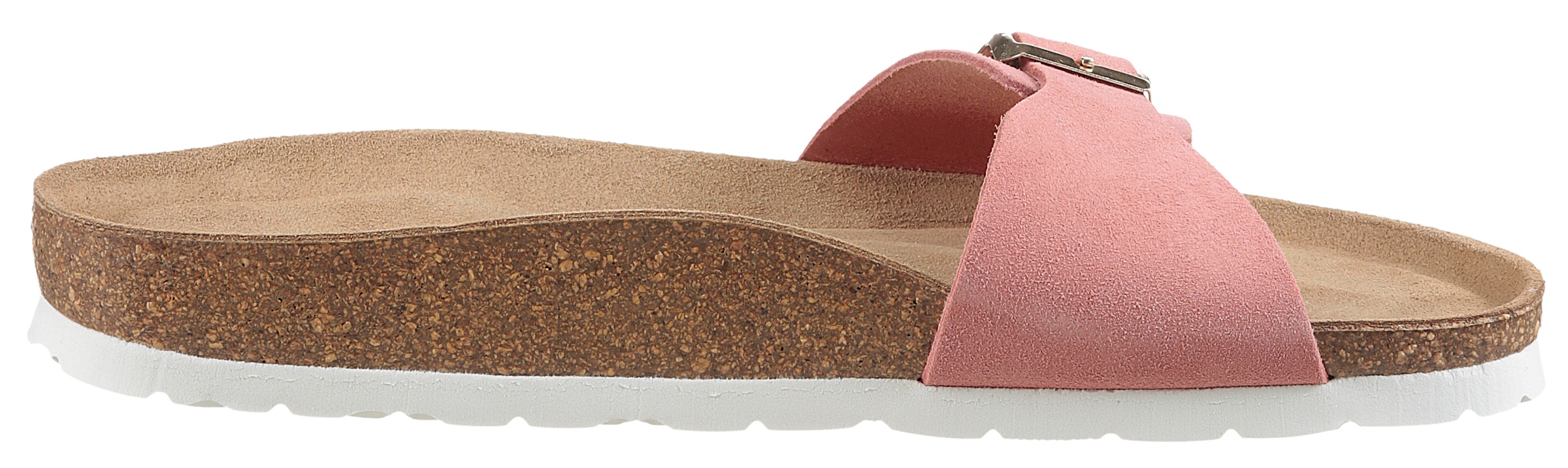 Rohde Pantolette, Keilabsatz, Sommerschuh, Schlappen mit vorgeformtem Softfussbett