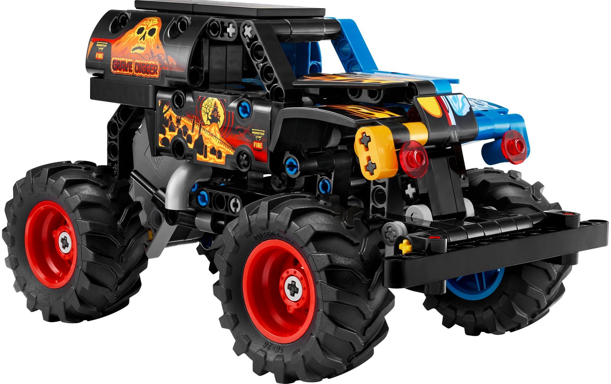   Pions de construction »Technic Monster Jam Grave Digger Feuer und Eis 42219« Kategorie: Fahrzeug
