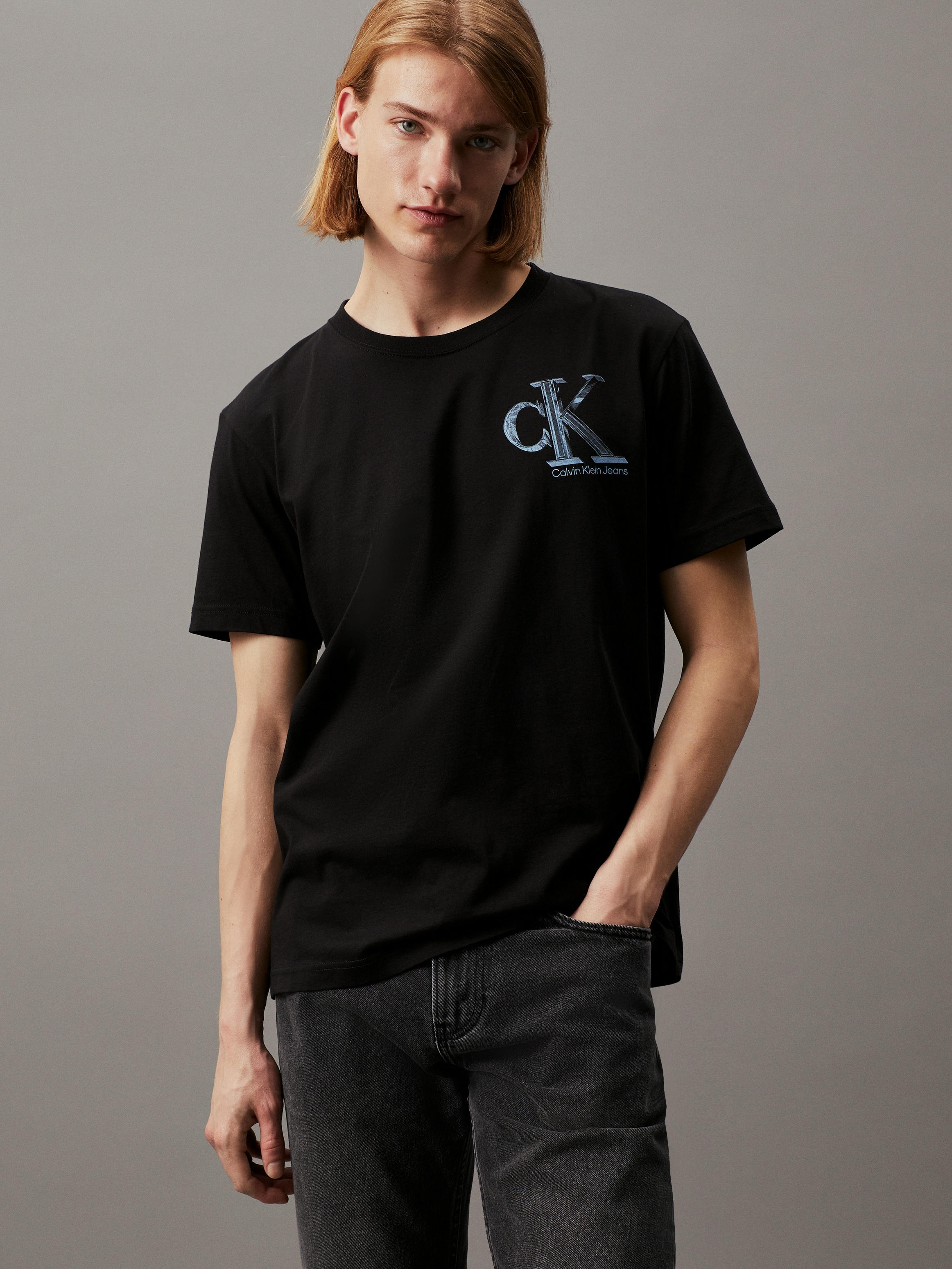 Calvin Klein Jeans T-Shirt »META MONOGRAM TEE«, mit Logodruck