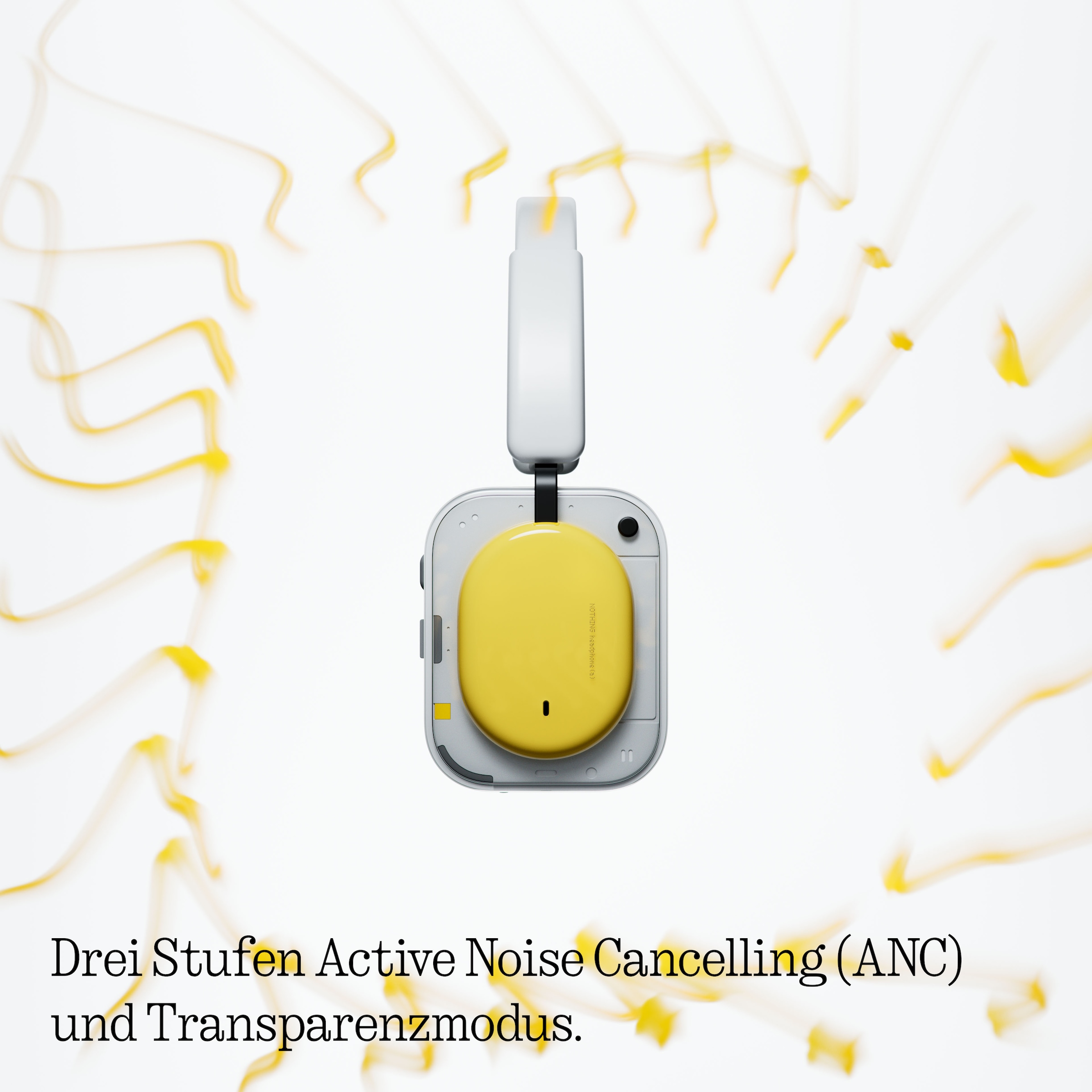 NOTHING Casque »Headphone (a)« Active Noise Cancelling (ANC) | Hi-Res | fonction mains libres | mode transparence