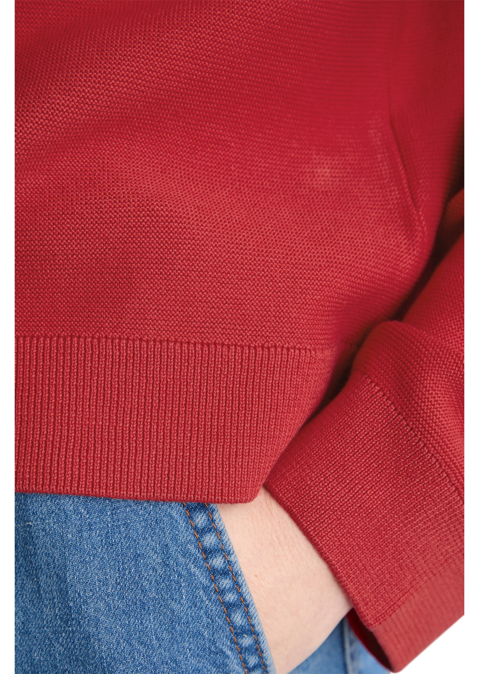 Marc O'Polo DENIM Cardigan relaxed fit aus kompaktem Baumwollgarn