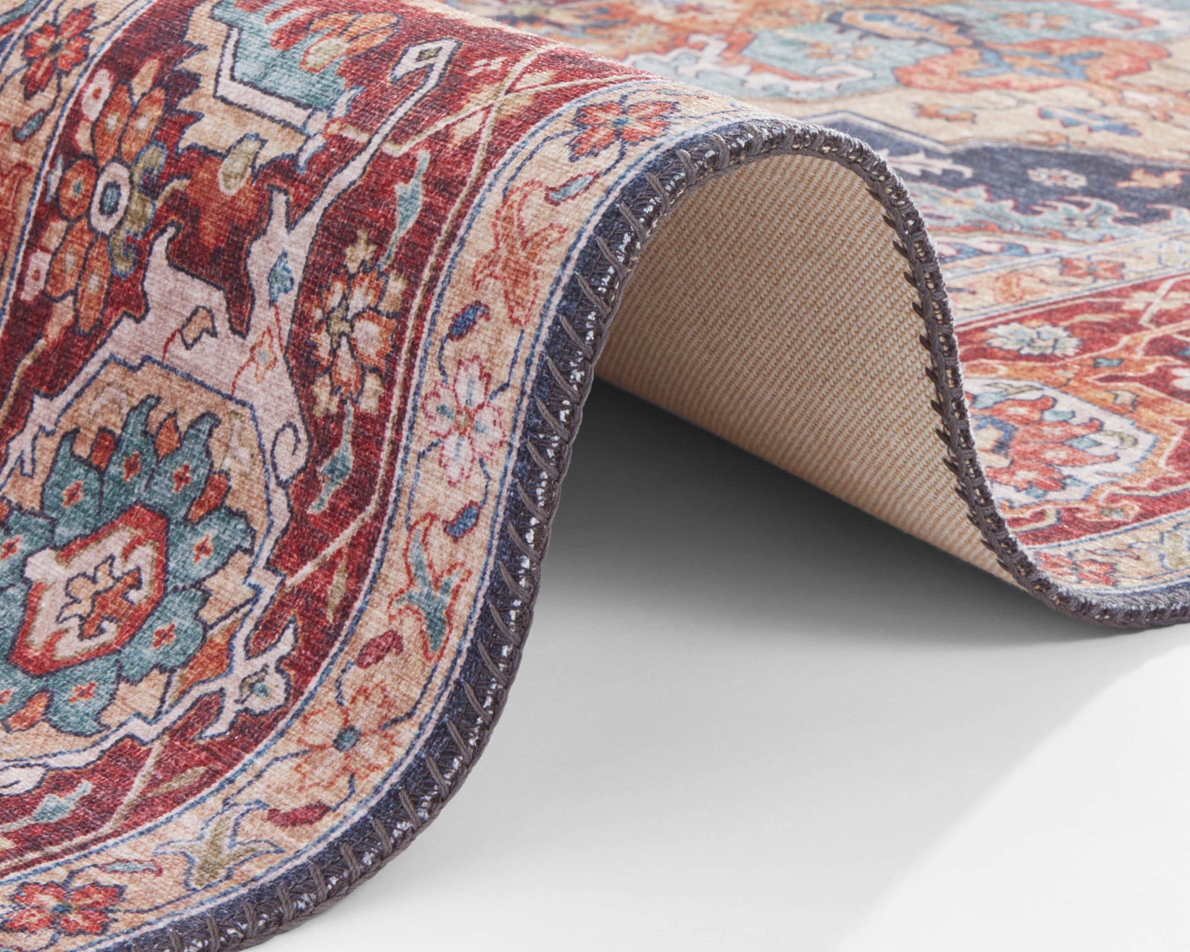 HANSE Home Teppich »Sylla«, rund, 5 mm Höhe, Orientalisch, Orient, Vintage, Wohnzimmer, Schlafzimmer, Esszimmer