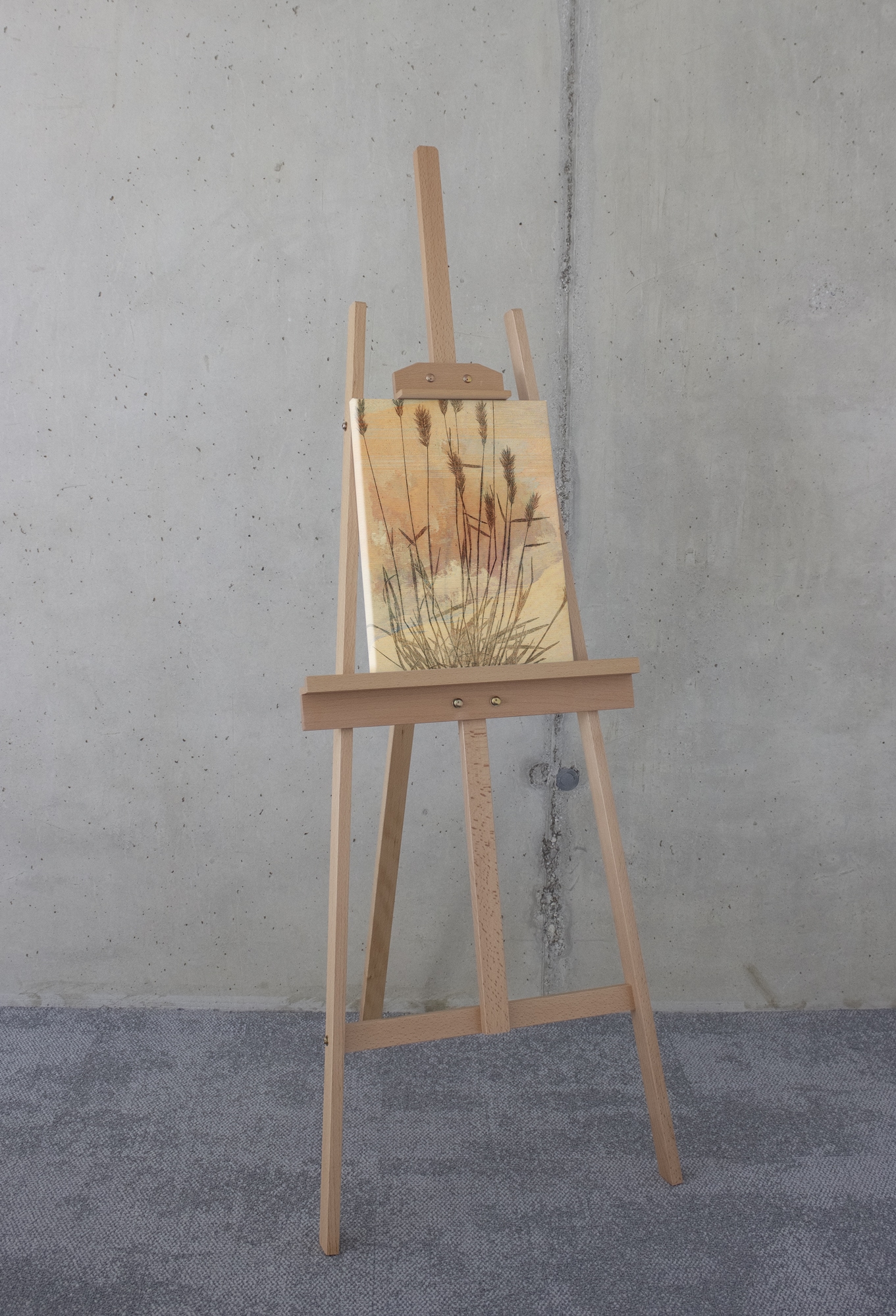 Komar Leinwandbild »Pressed Reed - Grösse 30 x 40 cm« Natur 1 Stk. tlg. Keilrahmenbild mi Echtholzrahmen