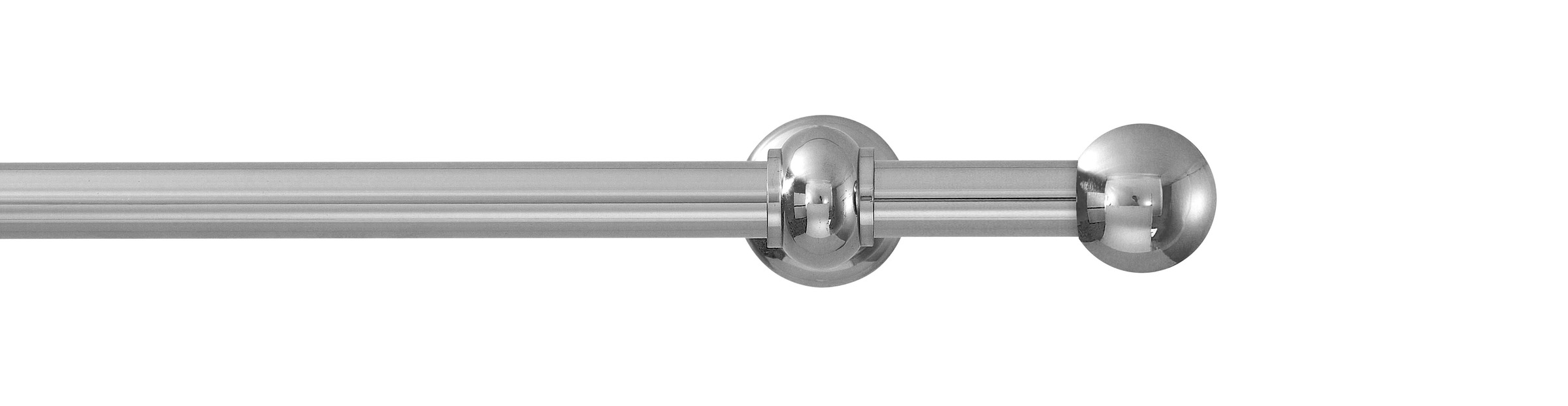 Image of GARESA Gardinenstange »ANDREA«, 2 läufig-läufig, Wunschmasslänge, Vorhanggarnitur, einfache Montage, mit Stangenverbinder verlängerbar, Wandmontage, Endknopf Kugel kurz, mit Ringe bei Ackermann Versand Schweiz