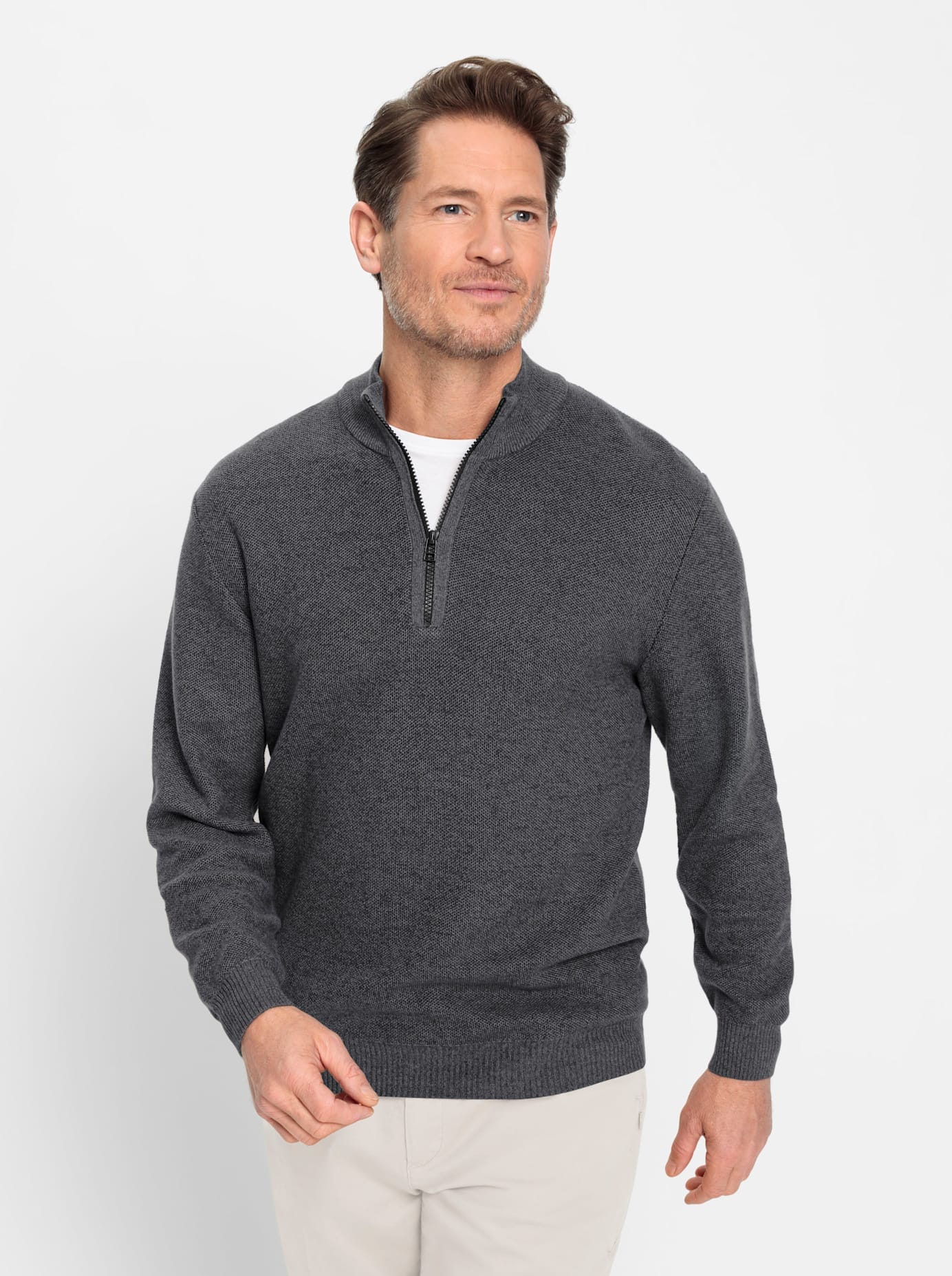 Stehkragenpullover »Pullover«