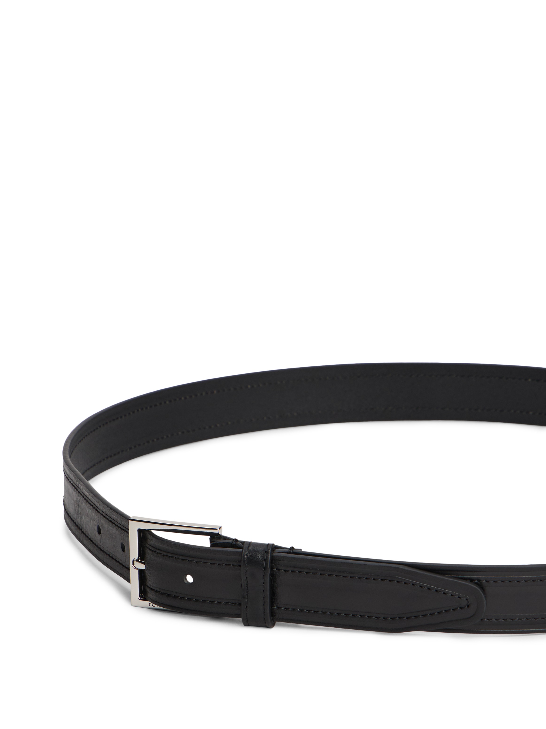 Tommy Hilfiger Ledergürtel »HUDSON EMBOSS LEATHER 3.0«, Grössenverstellbar