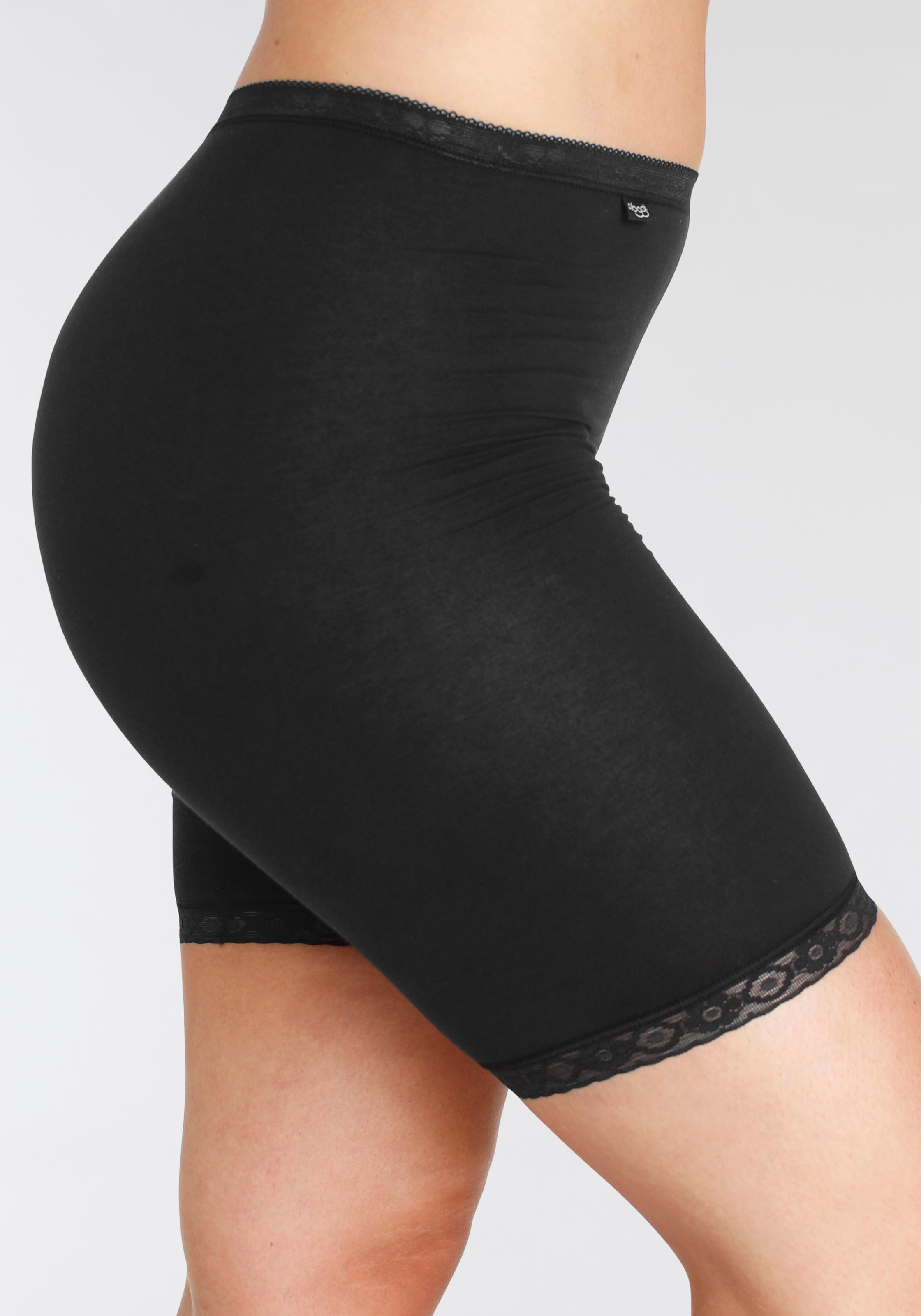 Acheter Sloggi Lange Unterhose »Basic +«, (Packung, 2 St.), Long-Pants mit  Spitzenbesatz en ligne | Lange Unterhosen