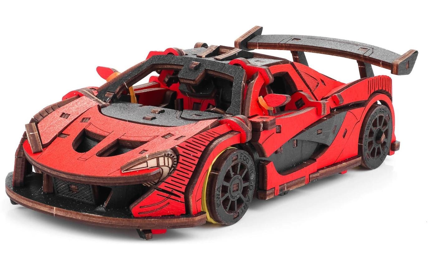 Image of Modellbausatz "Eco-Wood-Art Rennwagen" 237 Stk. tlg.