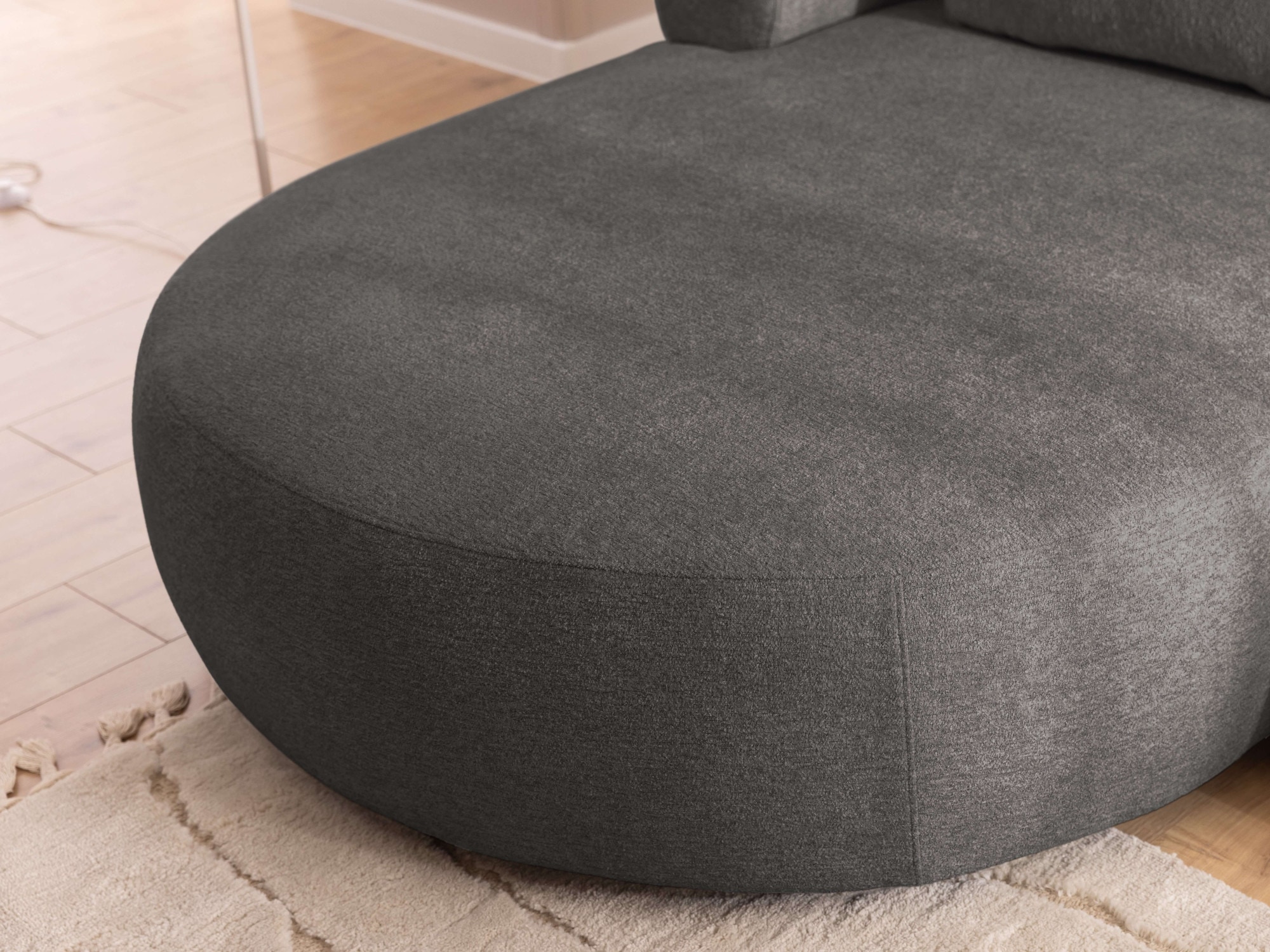 Home affaire XXL-Sessel »LUSSAC Loveseat extra tief, grosse Sitzfläche, Masse B/T/H: 123/158/78cm« hoher Sitzkomfort und modernes Design, Sofa ohne Bettfunktion