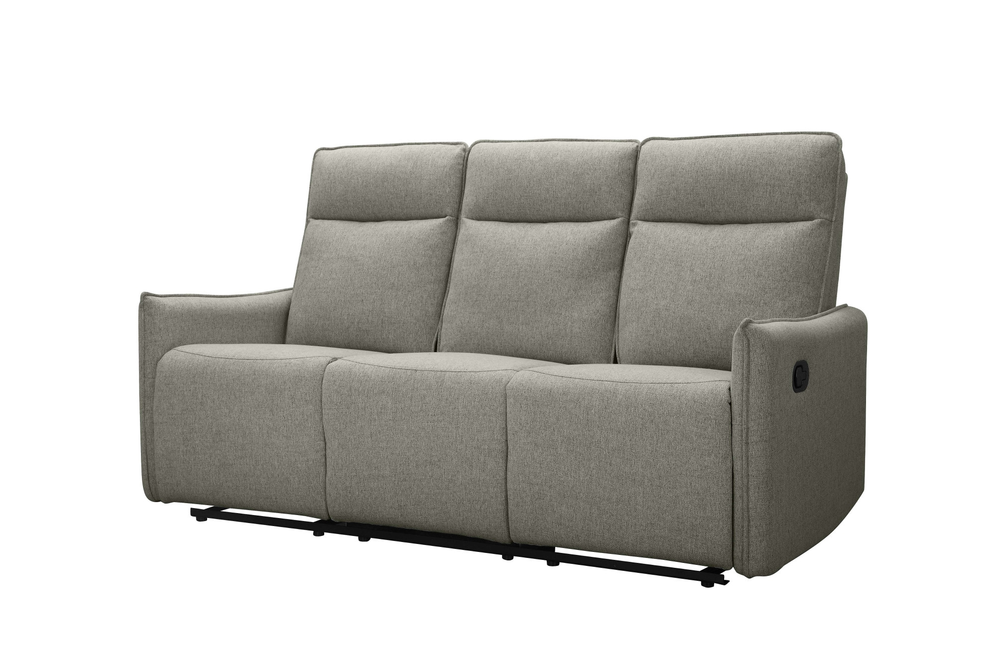 Dorel Home 3-Sitzer »Lugo, Kinosofa mit Reclinerfunktion in Kunstleder und Webstoff«, mit manueller Relaxfunktion in 2 Sitzen