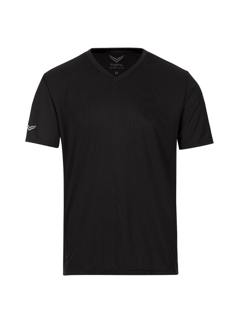 Trigema T-Shirt »TRIGEMA V-Shirt COOLMAX®«, (1 tlg.)