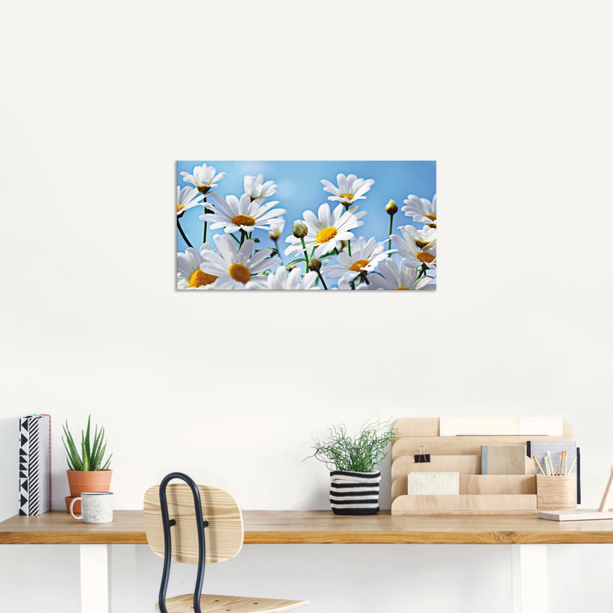 Artland Wandbild »Blumen - Margeriten«, Blumen, (1 St.), als Alubild, Outdoorbild, Leinwandbild in verschied. Grössen