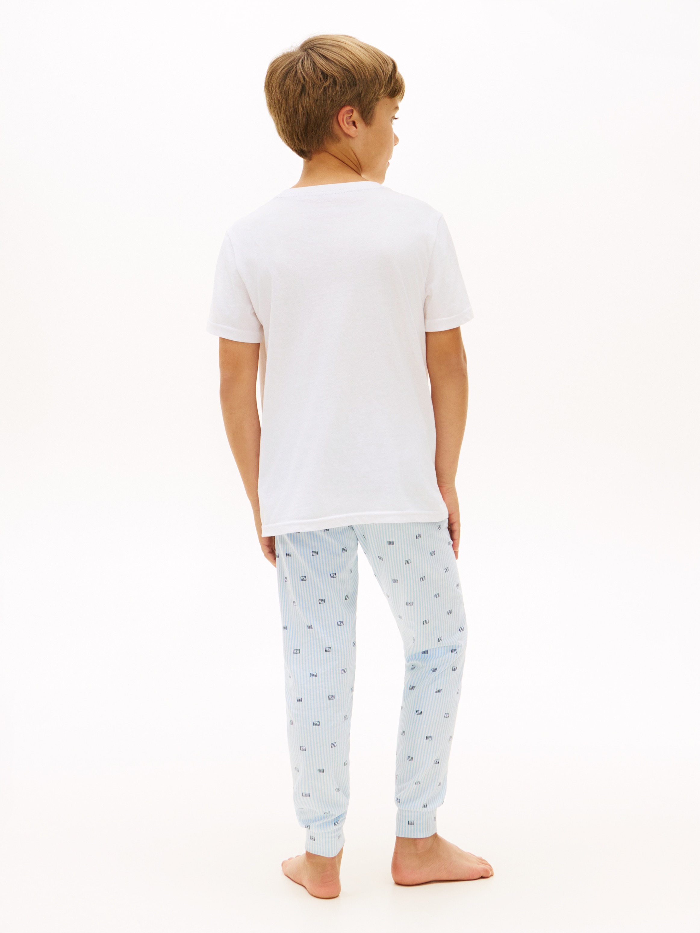 Tommy Hilfiger Underwear T-shirt »2 PK SS TEE mit Stickerei und Rundhals im 2er-Pack« Paquet, 2er-Pack, 2 pièces unifarben, casual, regular fit, Baumwolle, Rundhals