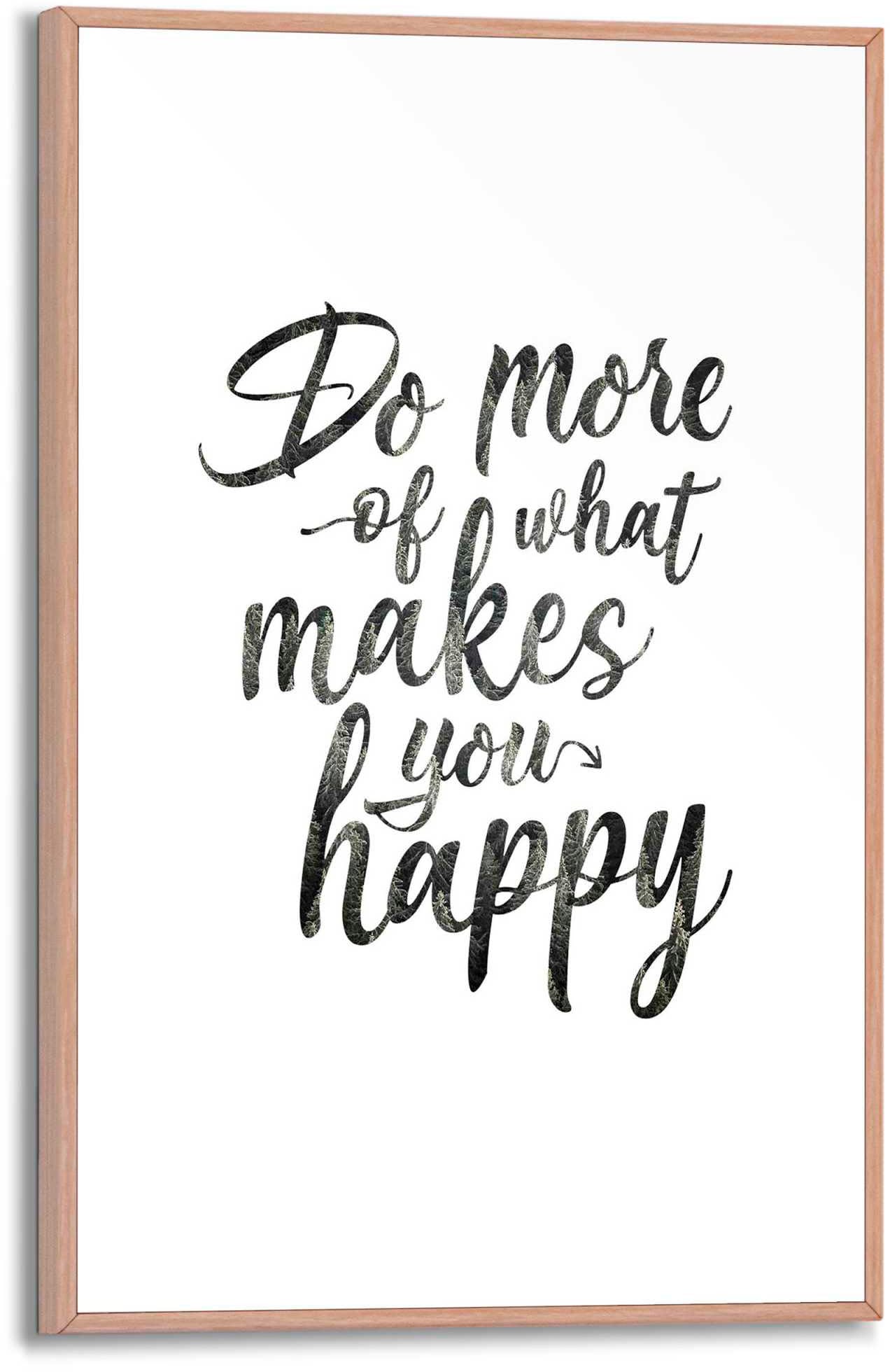 Image of Reinders Poster "Do more of what makes you happy"
