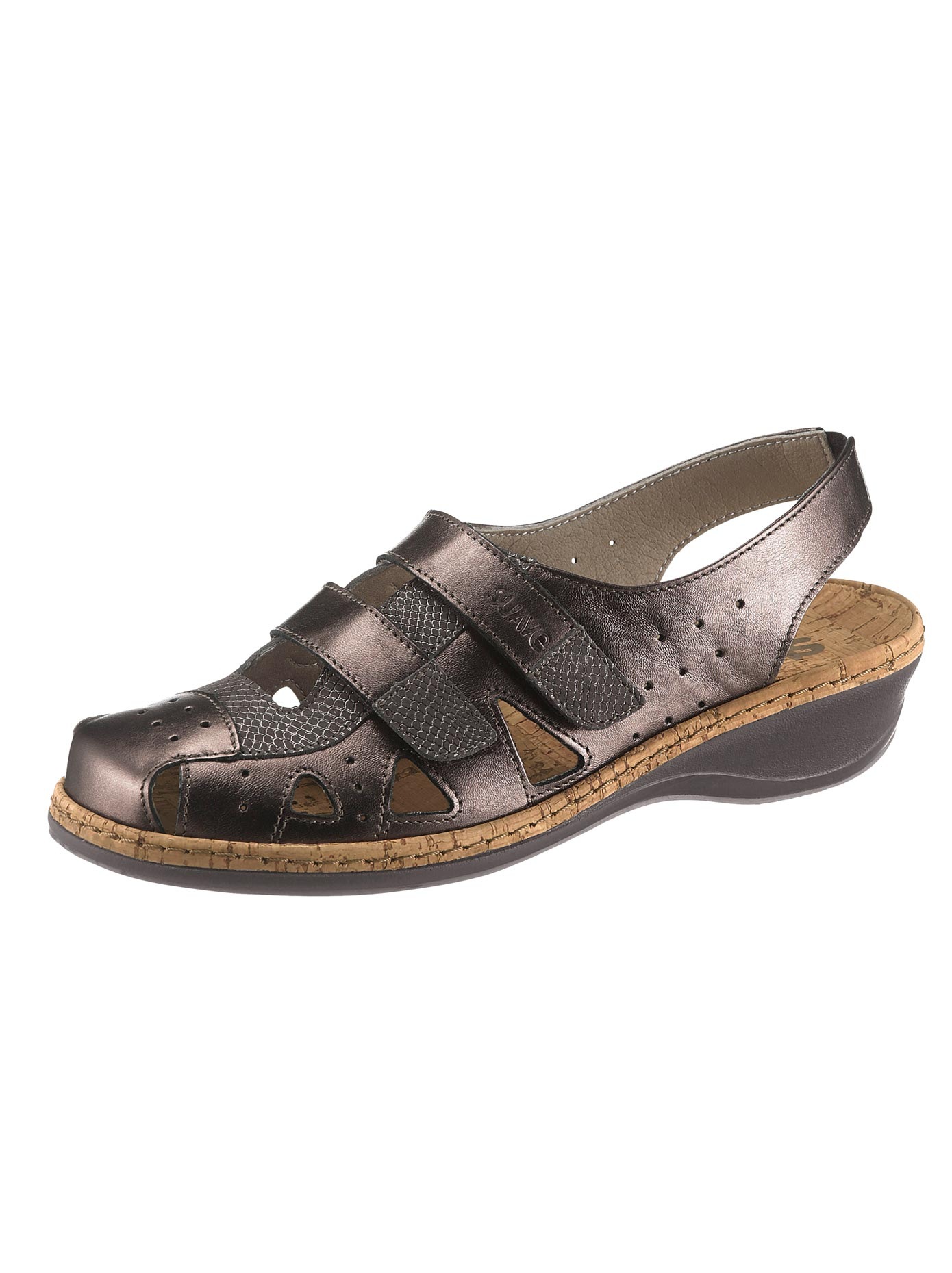 Sandalette mit Kork-Wechselfussbett