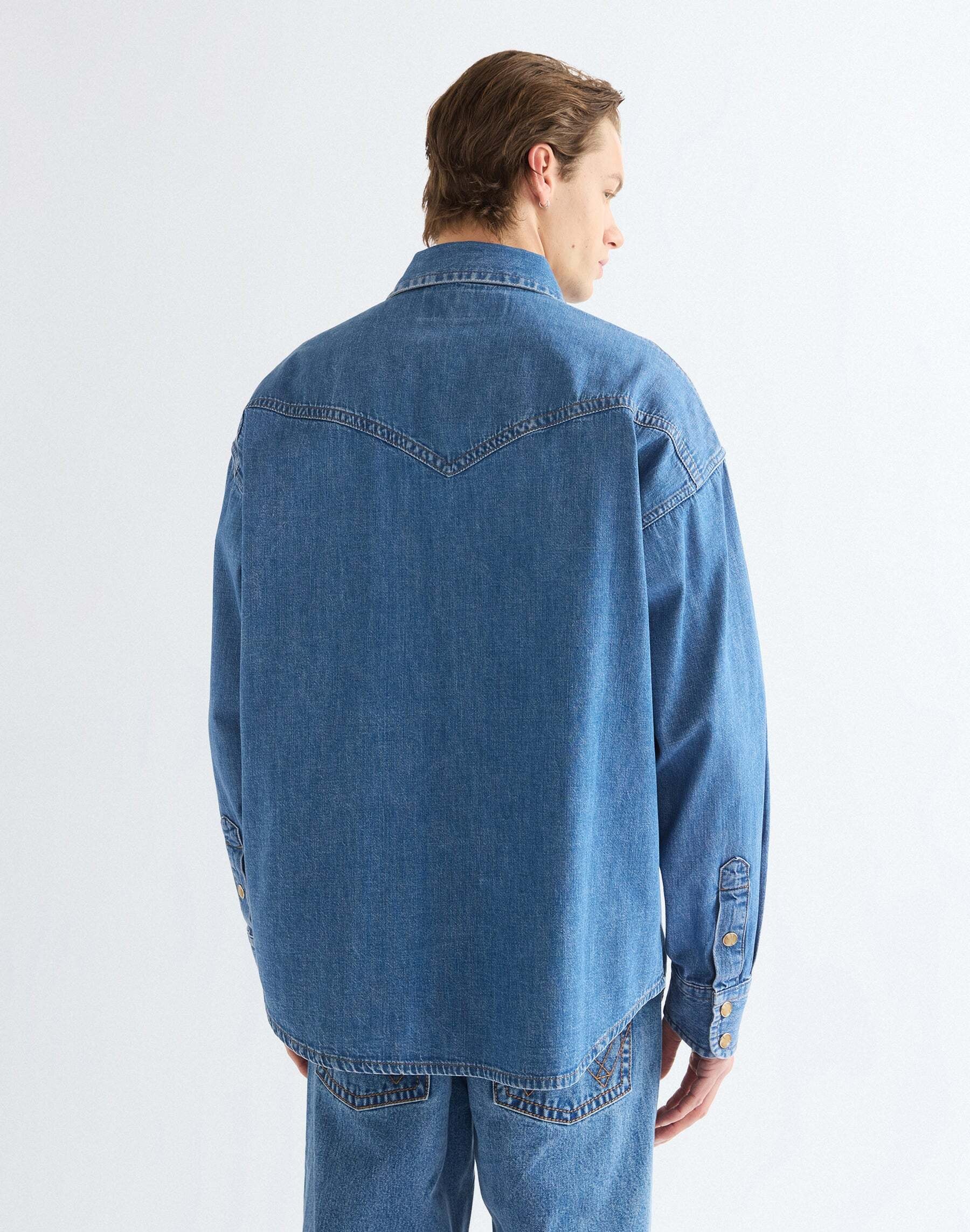 Wrangler Jeanshemd »WRANGLER Jeanshemd Super Western«