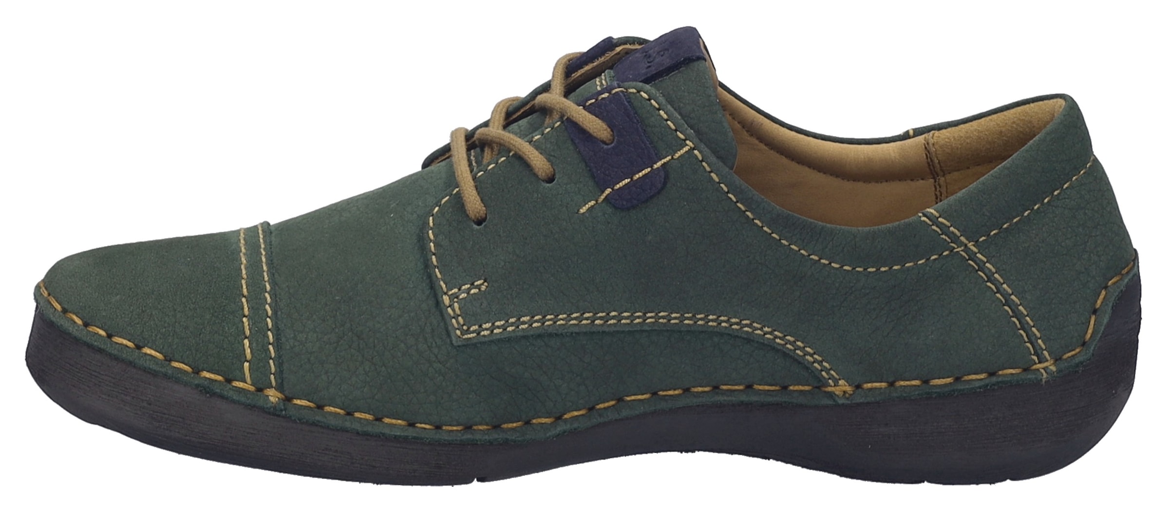 Josef Seibel Schnürschuh »Fergey 41«  , Freizeitschuh, Halbschuh, Komfortschuh mit Wechselfussbett, G-Weite