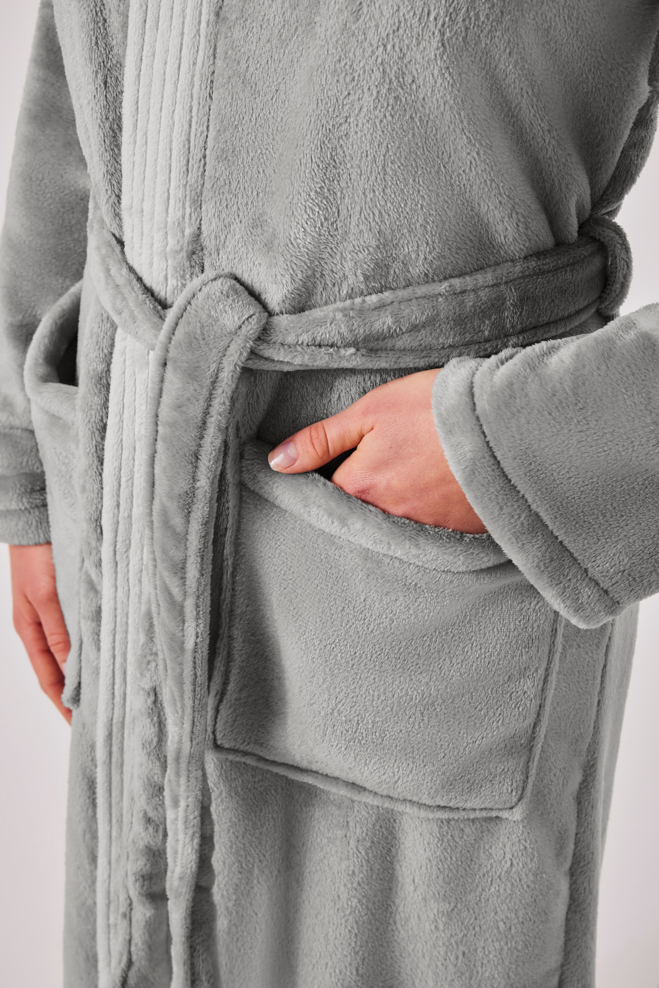 GOODproduct Peignoir de bain unisexe »Miia, ideal für Sauna, Spa & im Urlaub« 1 cuis weich und kuschelig, plüsch, für Damen und Herren, S-XL