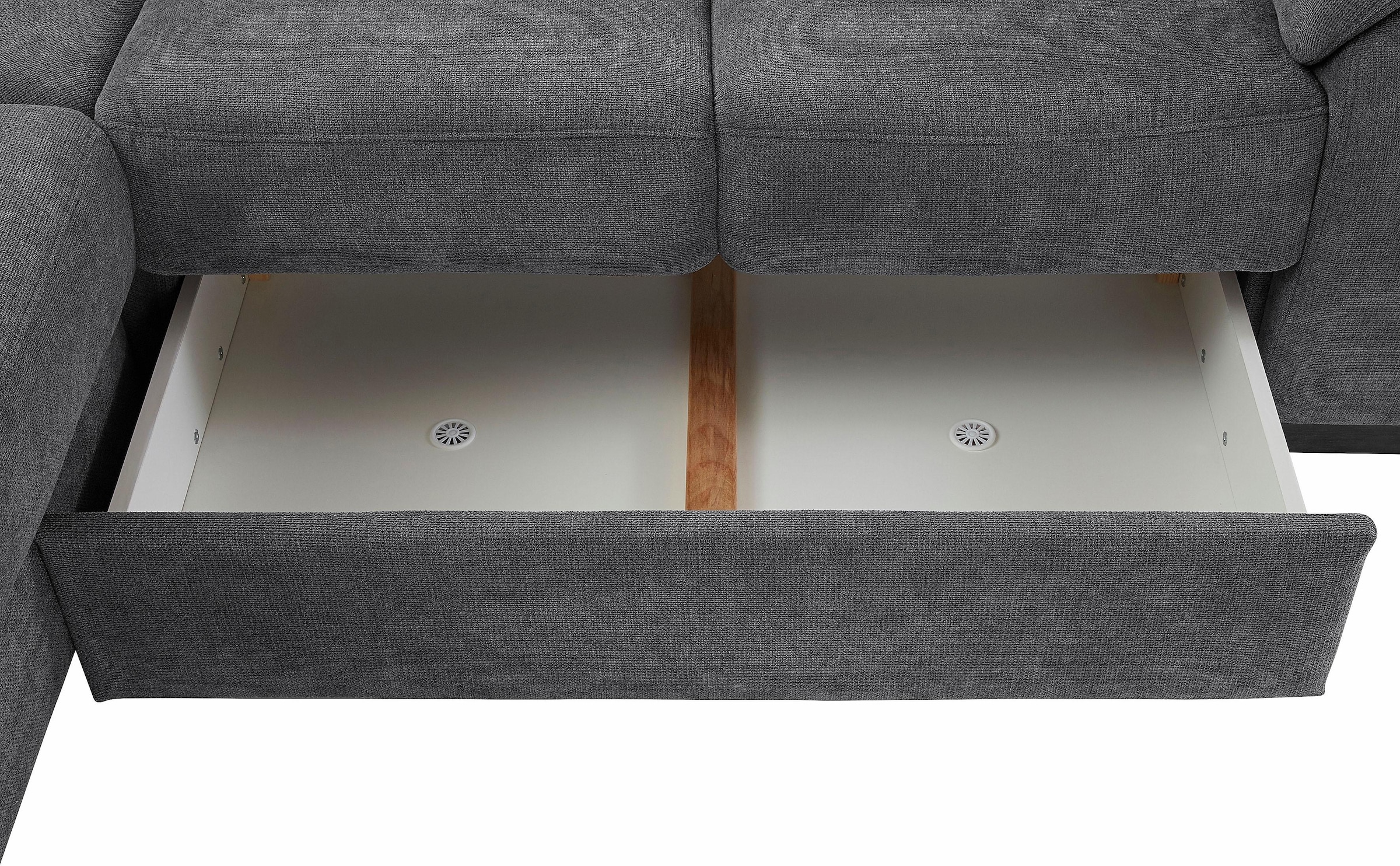 sit&more Ecksofa »Montego L-Form«, wahlweise mit Bettfunktion und Schubkasten