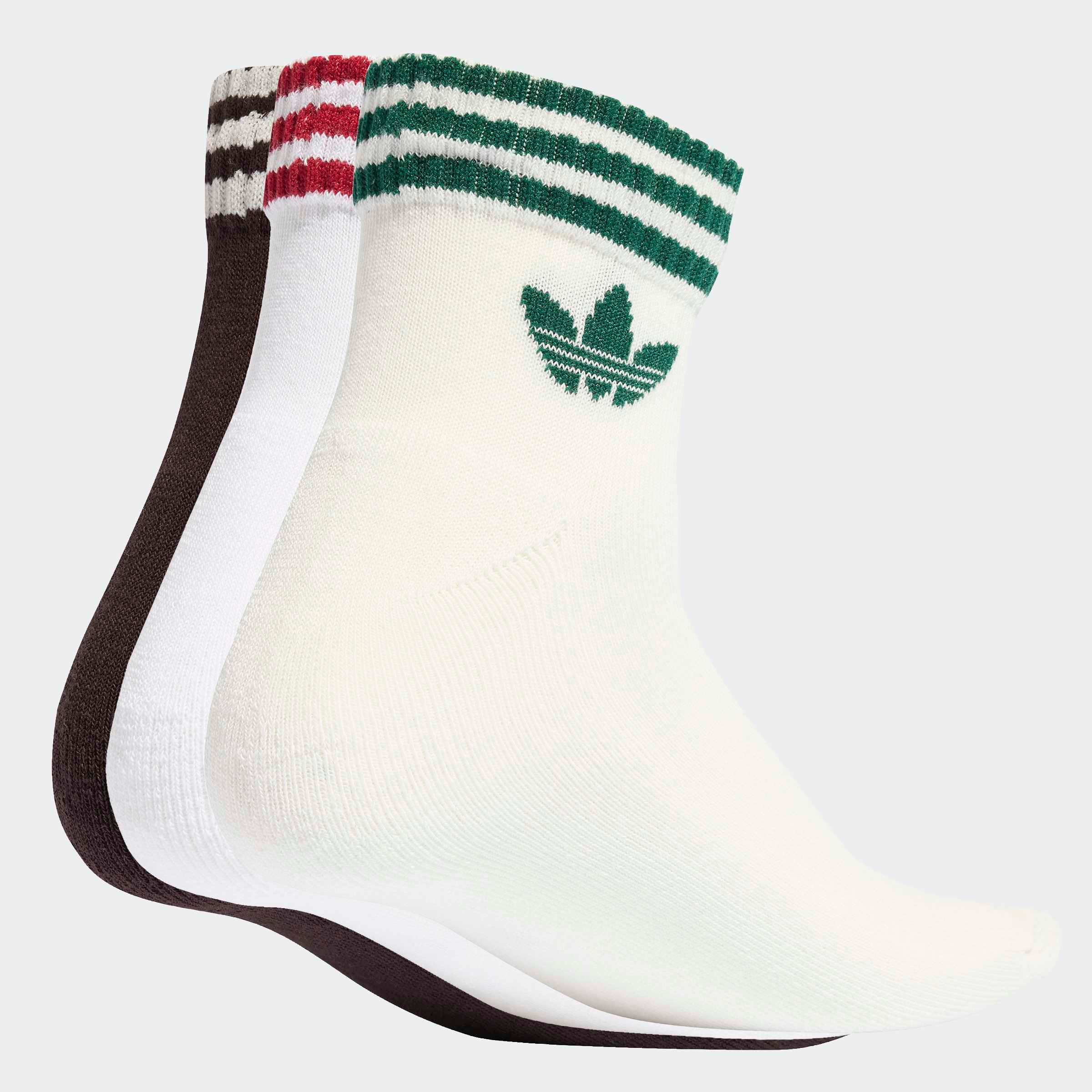 adidas Originals Chaussettes de sport »3-STREIFEN ANKLE, 3 PAAR« 3 Couple tlg. für vielseitige Aktivitäten, knöchellang