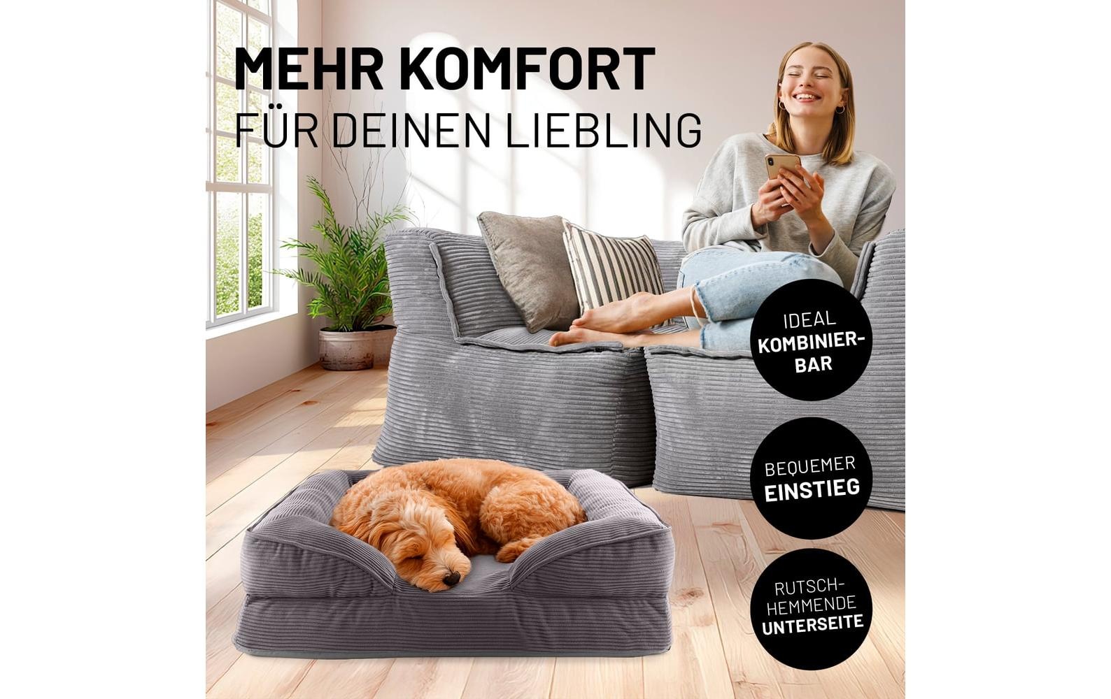 Lumaland Hundebett »Indoor Cord S«