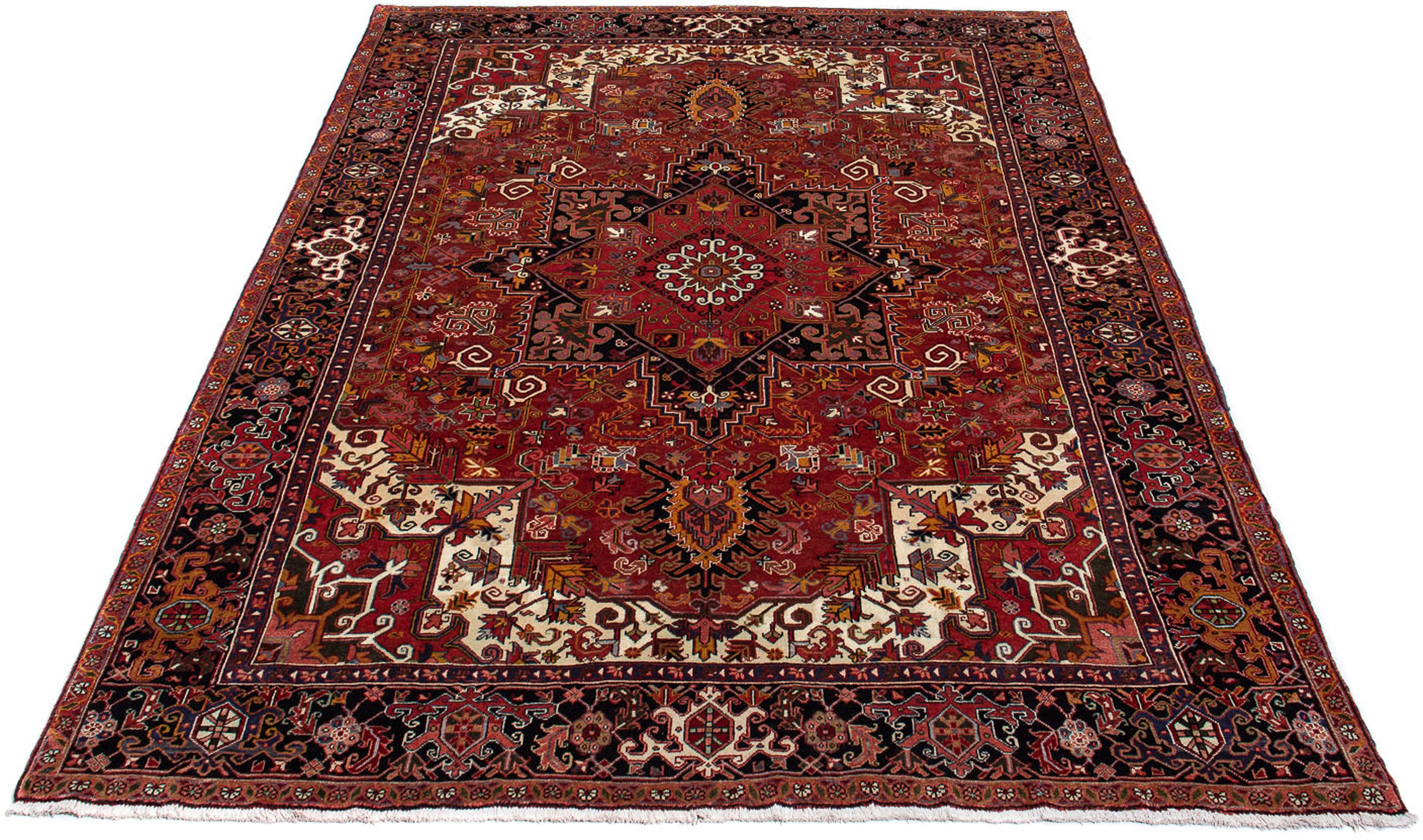 Image of morgenland Orientteppich »Perser - Nomadic - 377 x 290 cm - rost«, rechteckig, 10 mm Höhe, Wohnzimmer, Handgeknüpft, Einzelstück mit Zertifikat bei Ackermann Versand Schweiz