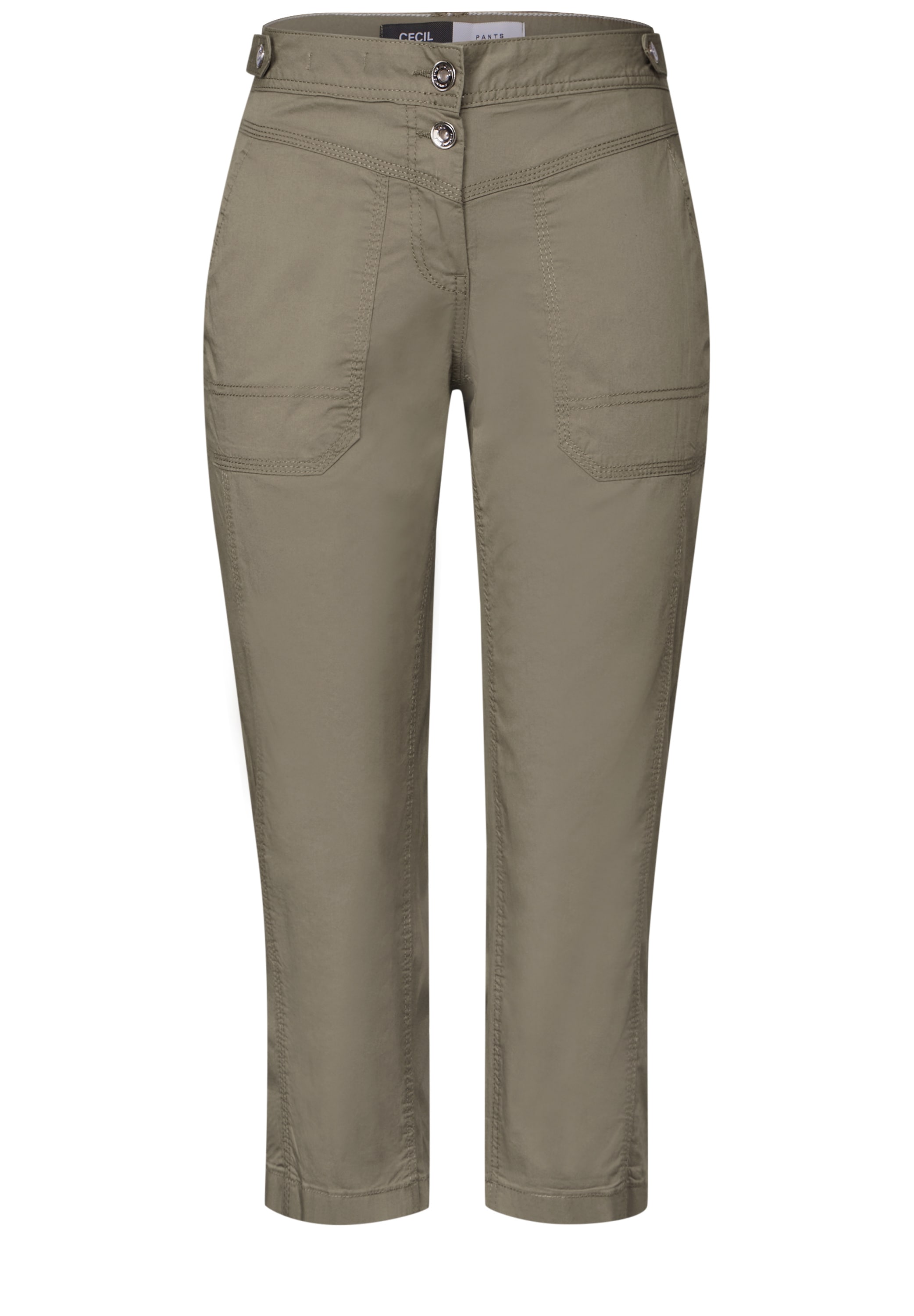 Cecil Caprihose »Style New York«, mit Knopfdetails am Bund