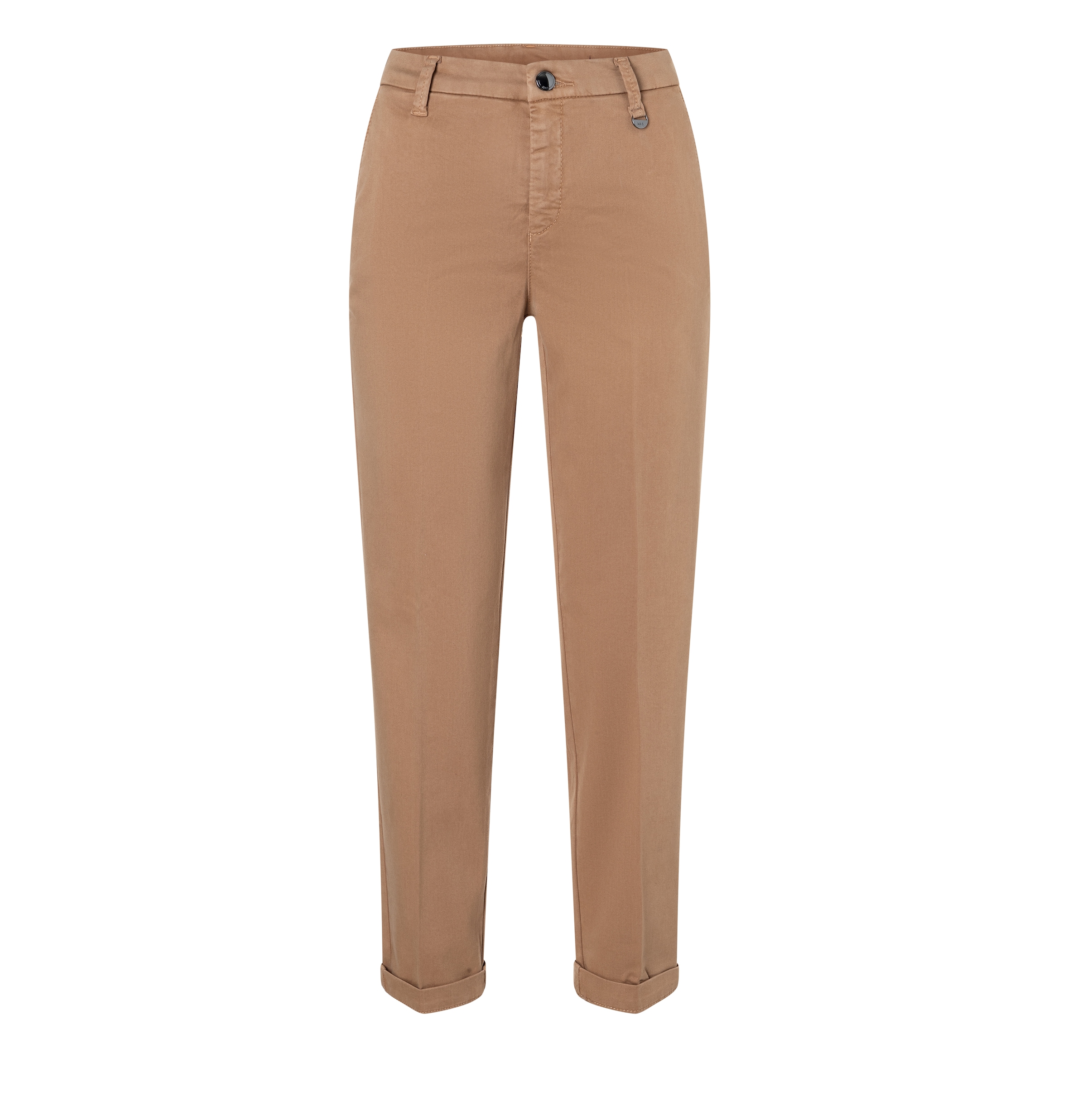 MAC Chinohose »CHINO turn up«, mit dezentem Glanz, elegant und sportiv zugleich